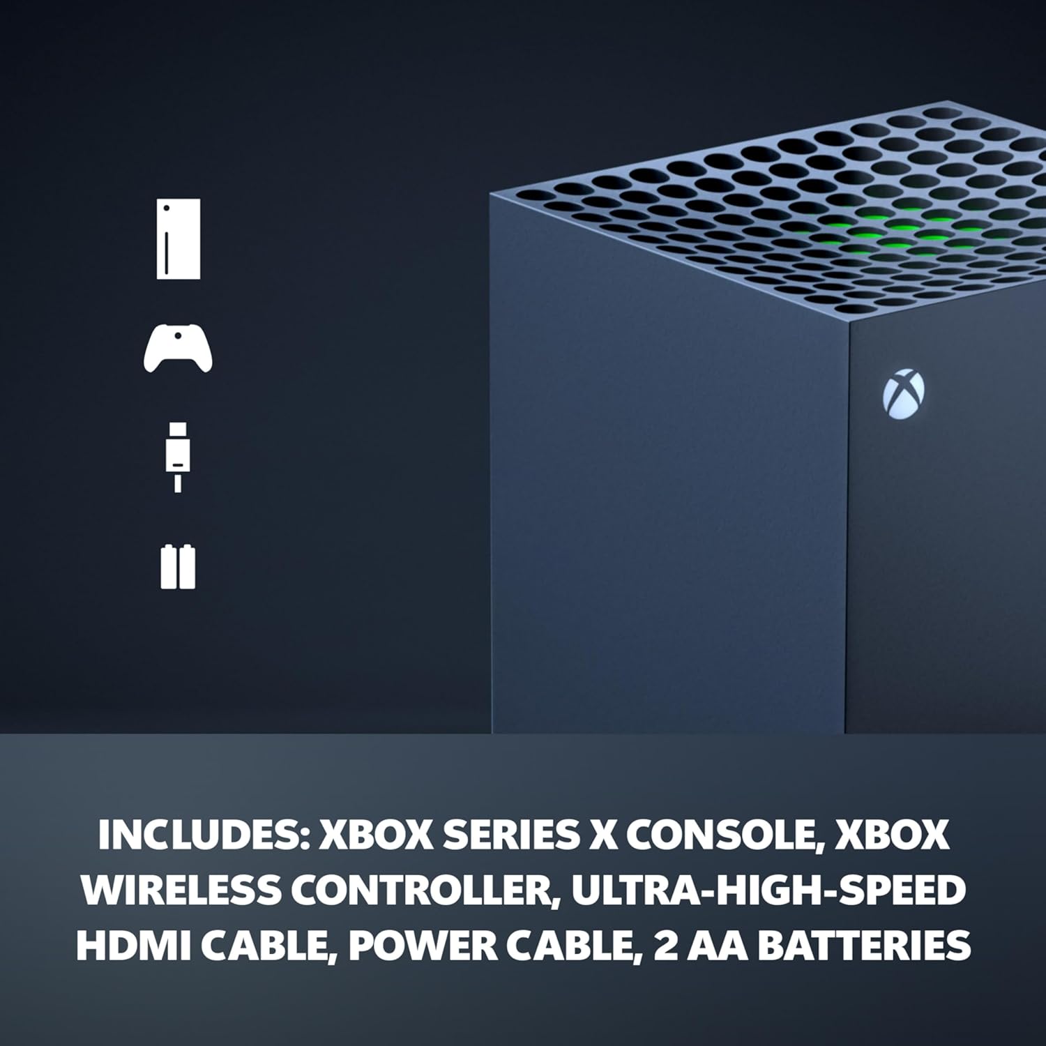 Xbox Series X - Gaming Console - 1TB SSD - Includes Wireless Controller - 4K Gaming - 120FPS - Carbon