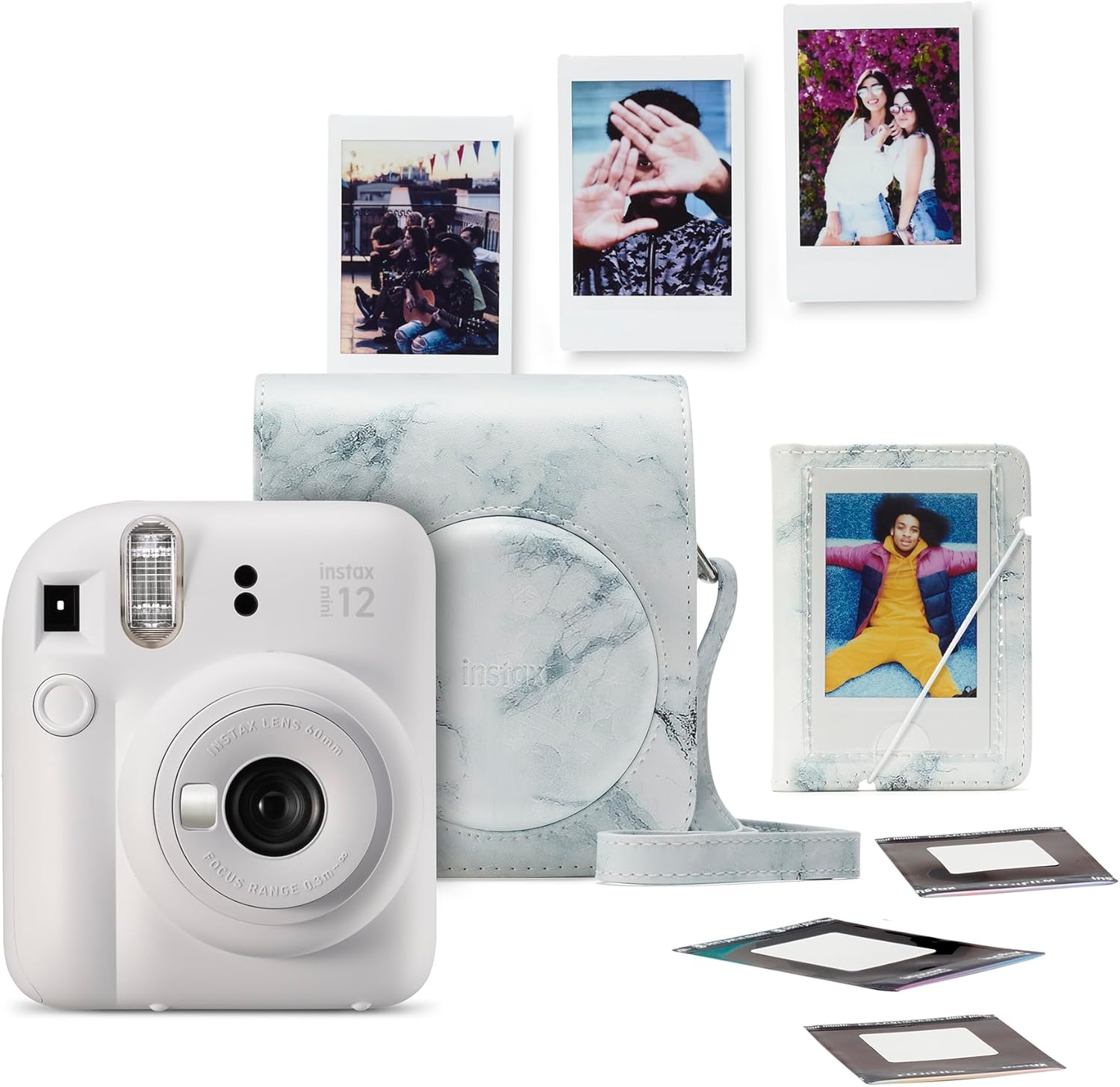 INSTAX Mini 12 Instant Camera Clay-White.
