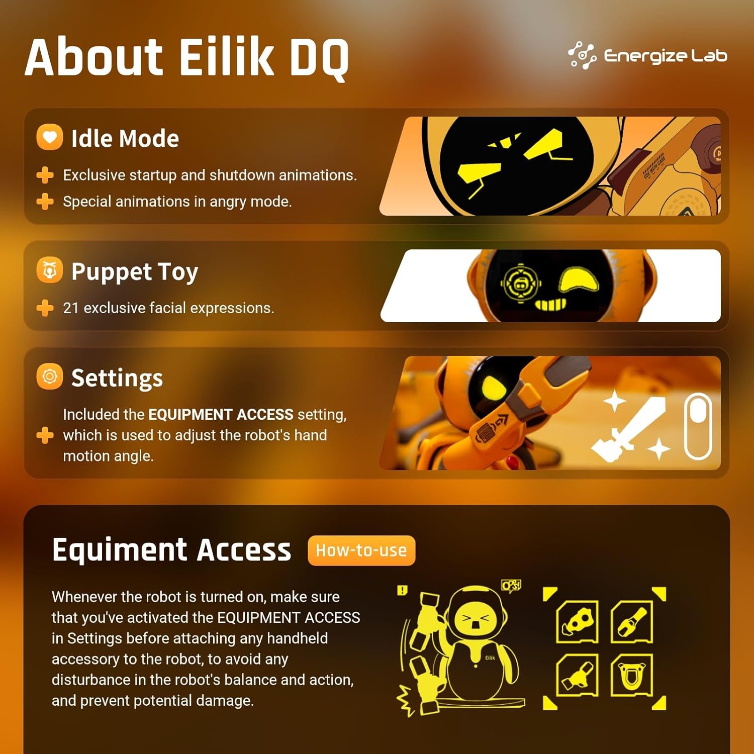 ENERGIZE LAB Eilik – Cute Robot