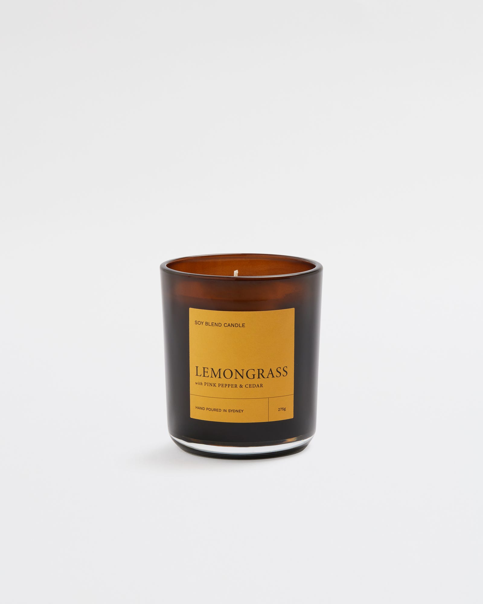 Lemongrass 275g Soy Candle - Rejuvenate Collection