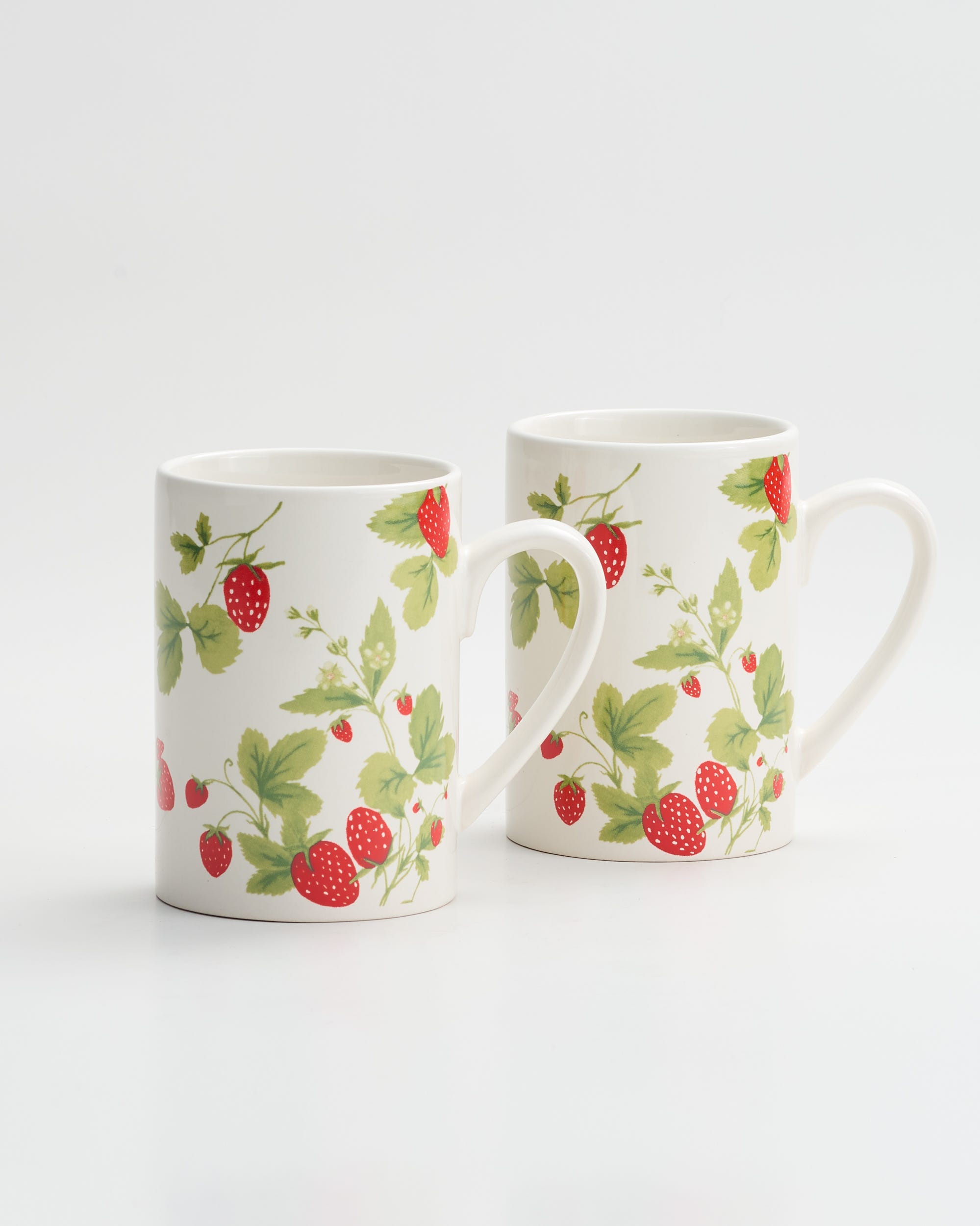 Wild Strawberries Ceramic Mug 2PK