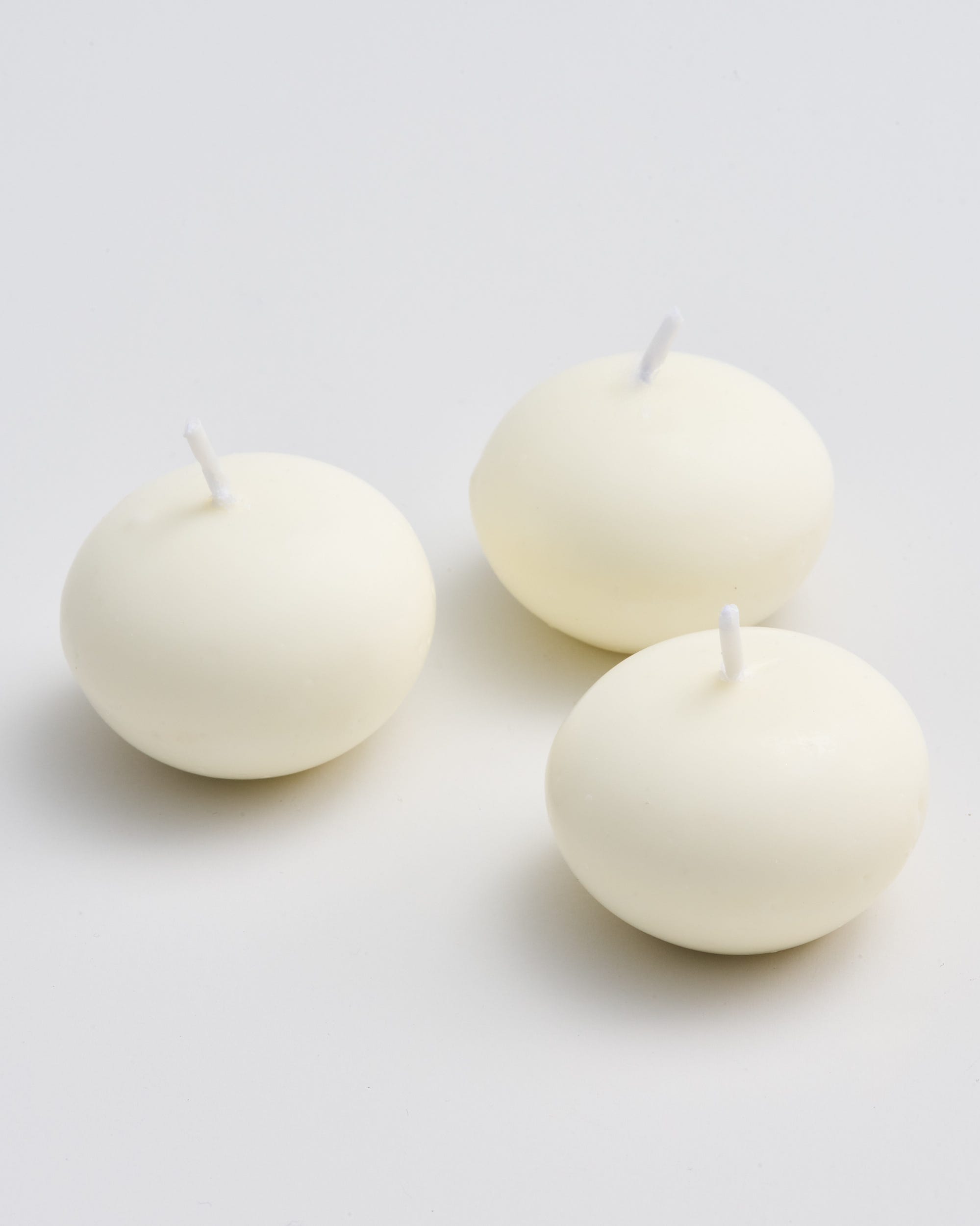 Unscented Floating Candles Ivory 6 Pack