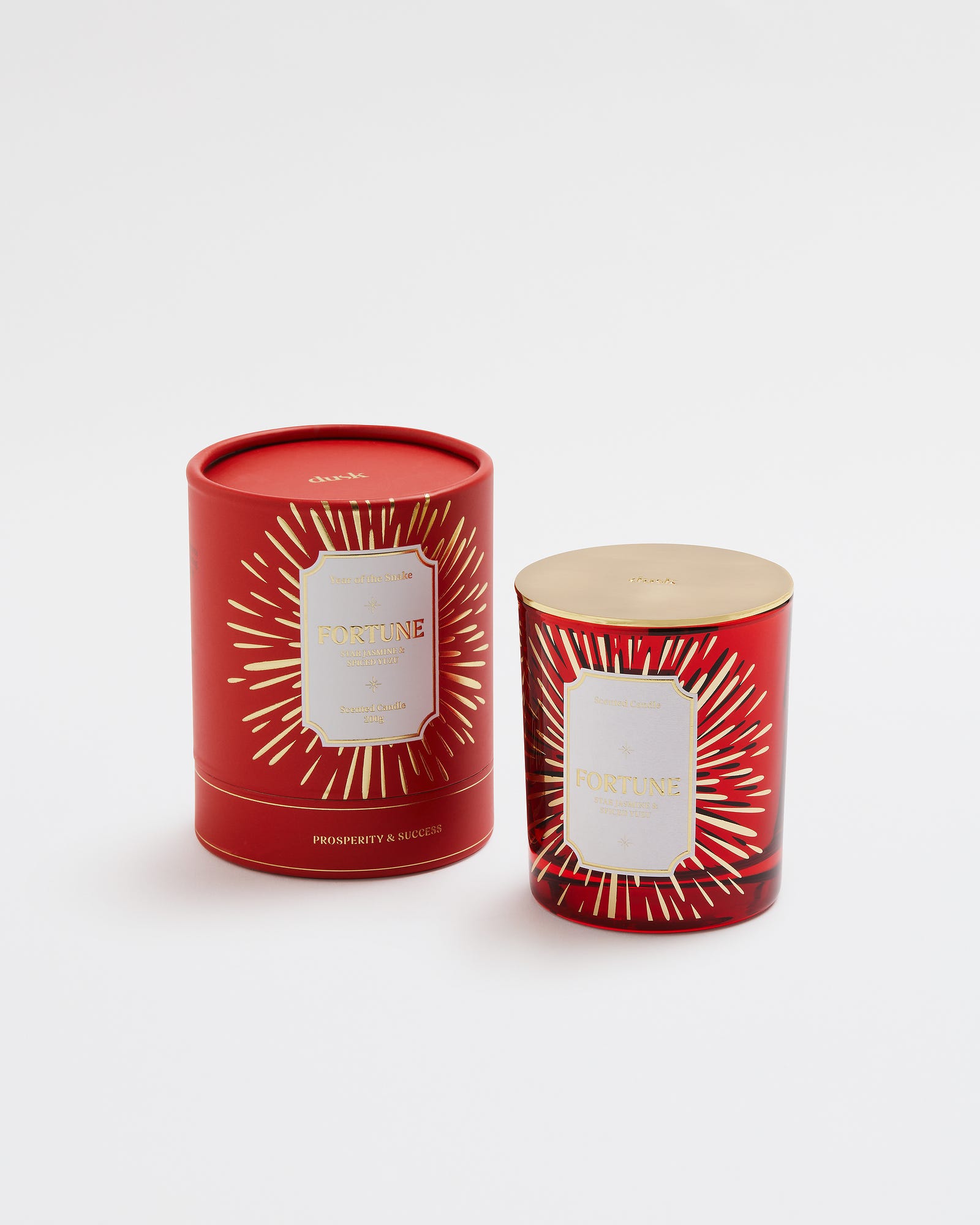 Fortune with Star Jasmine & Spiced Yuzu Orchid 200g Candle