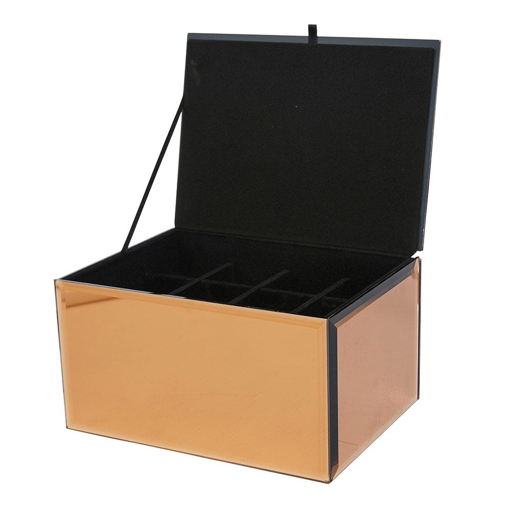 Rose Gold Fragrant Oil Box (Holds 12)