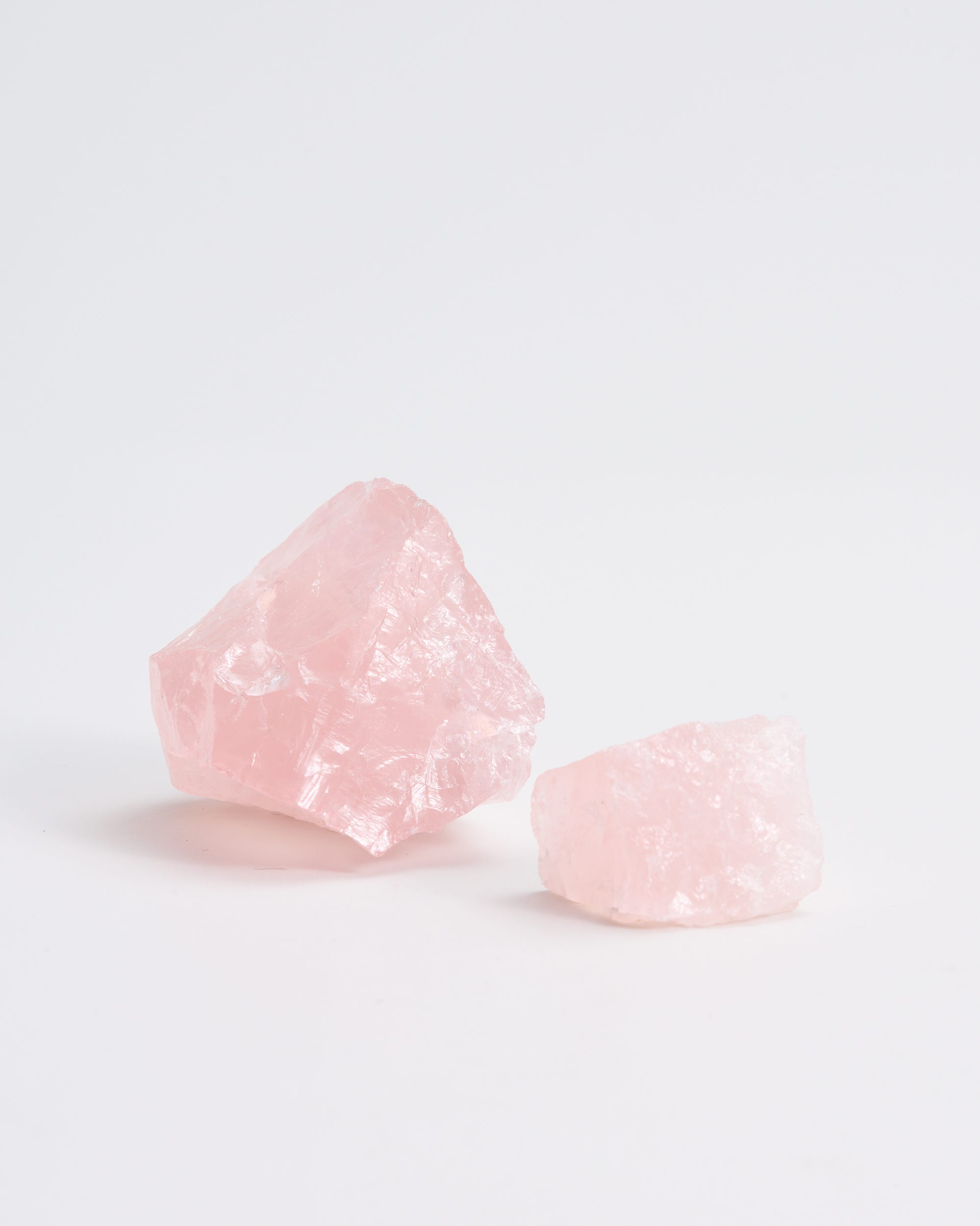 Rose Quartz Love Crystal Stones Set 2 Pack