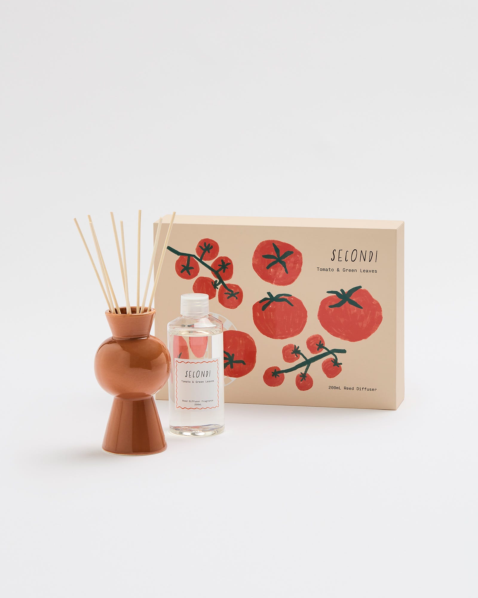 Secondi Heirloom Tomato & Green Leaves Reed Diffuser 200ml