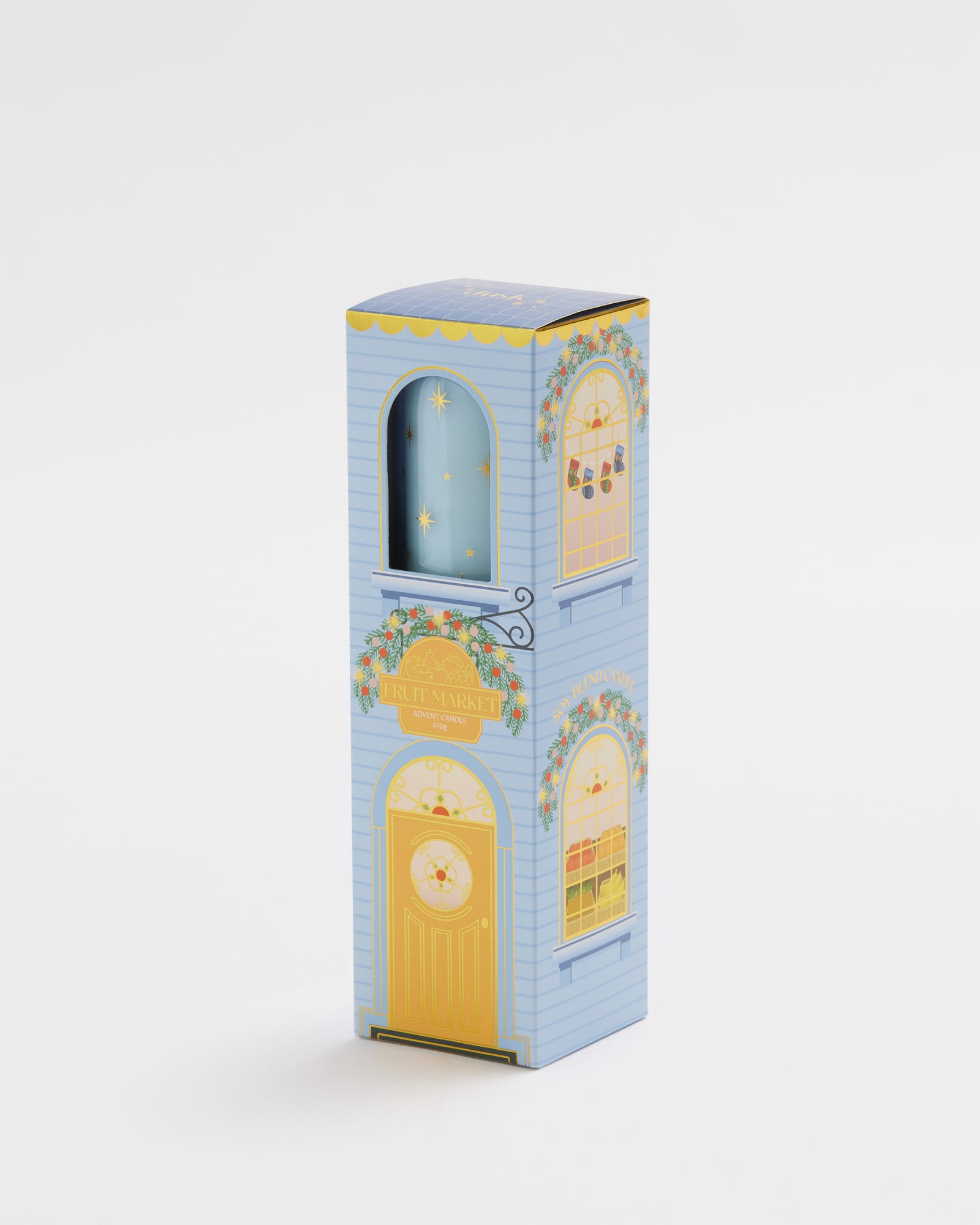 Fruit Market Advent Cathedral Candle 410g