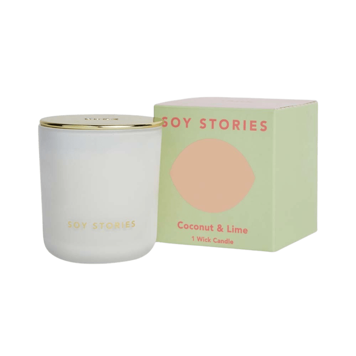 Coconut & Lime 1 Wick Soy Scented Candle