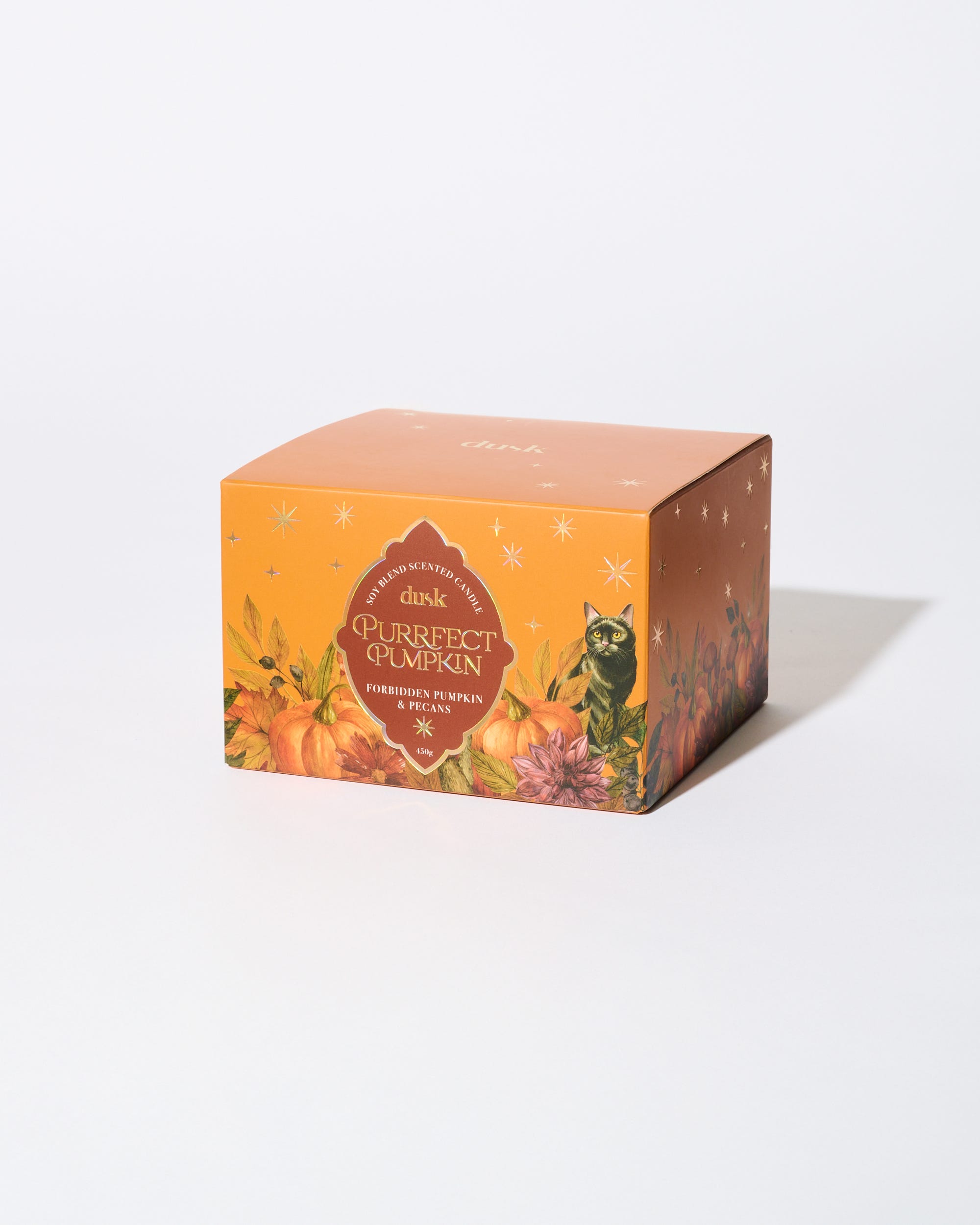 Purrfect Pumpkin Soy Blend Scented Candle 450g