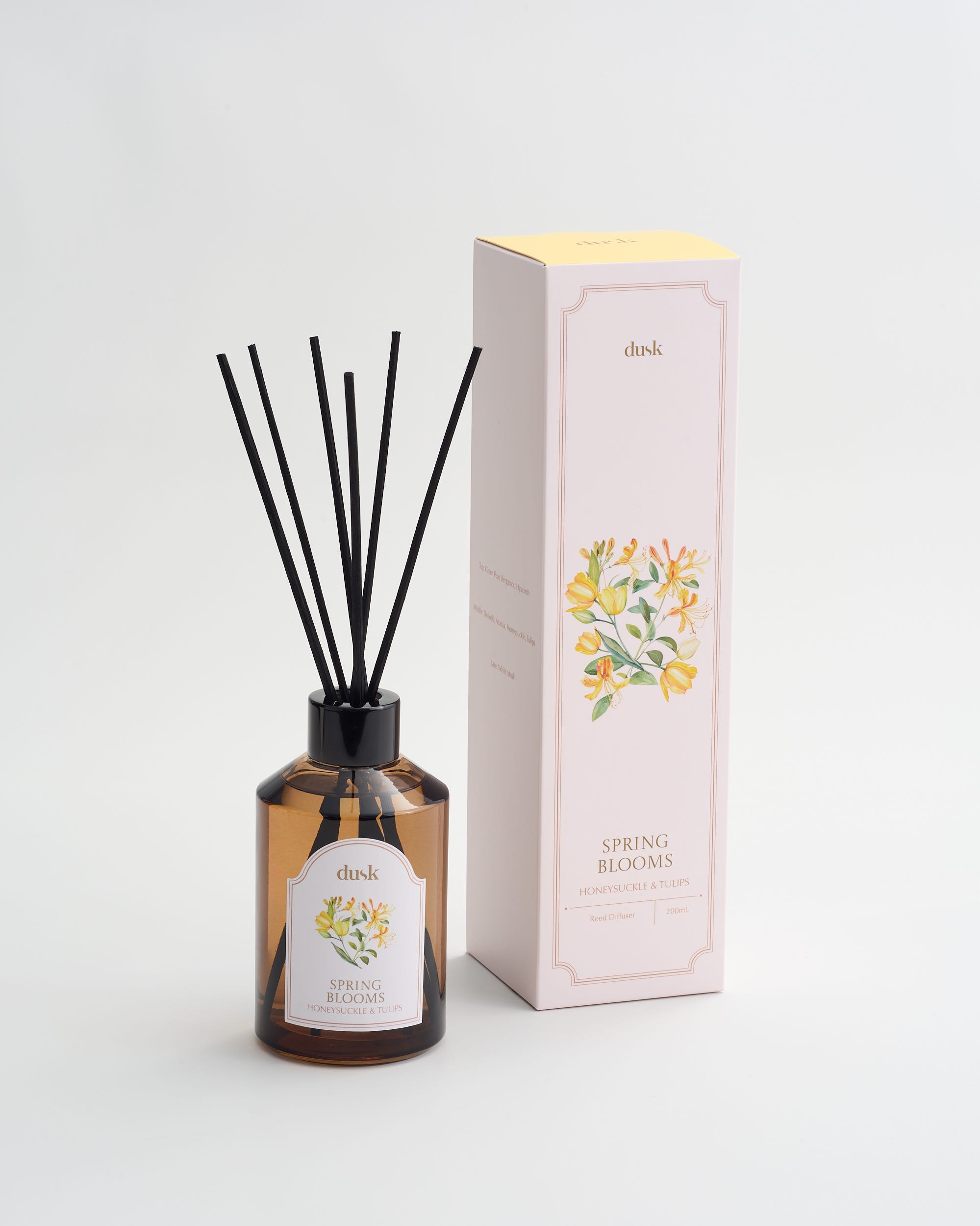 Spring Blooms Amber Glass Reed Diffuser 200mL
