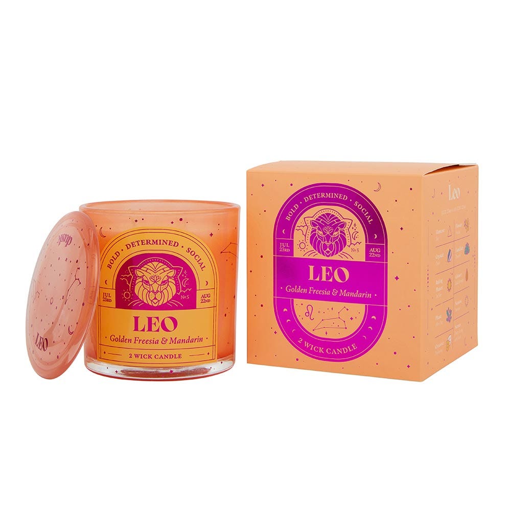 Leo 2 Wick Scented Candle