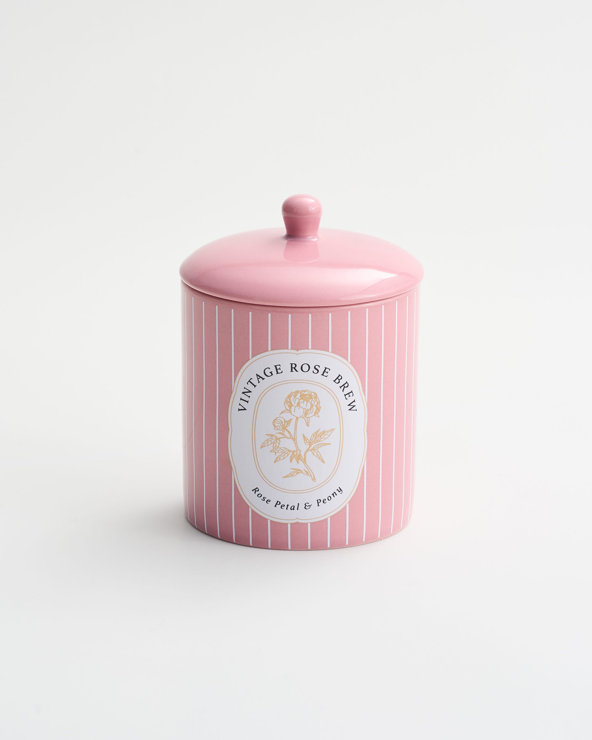 Vintage Rose Brew Ceramic Candle 300g