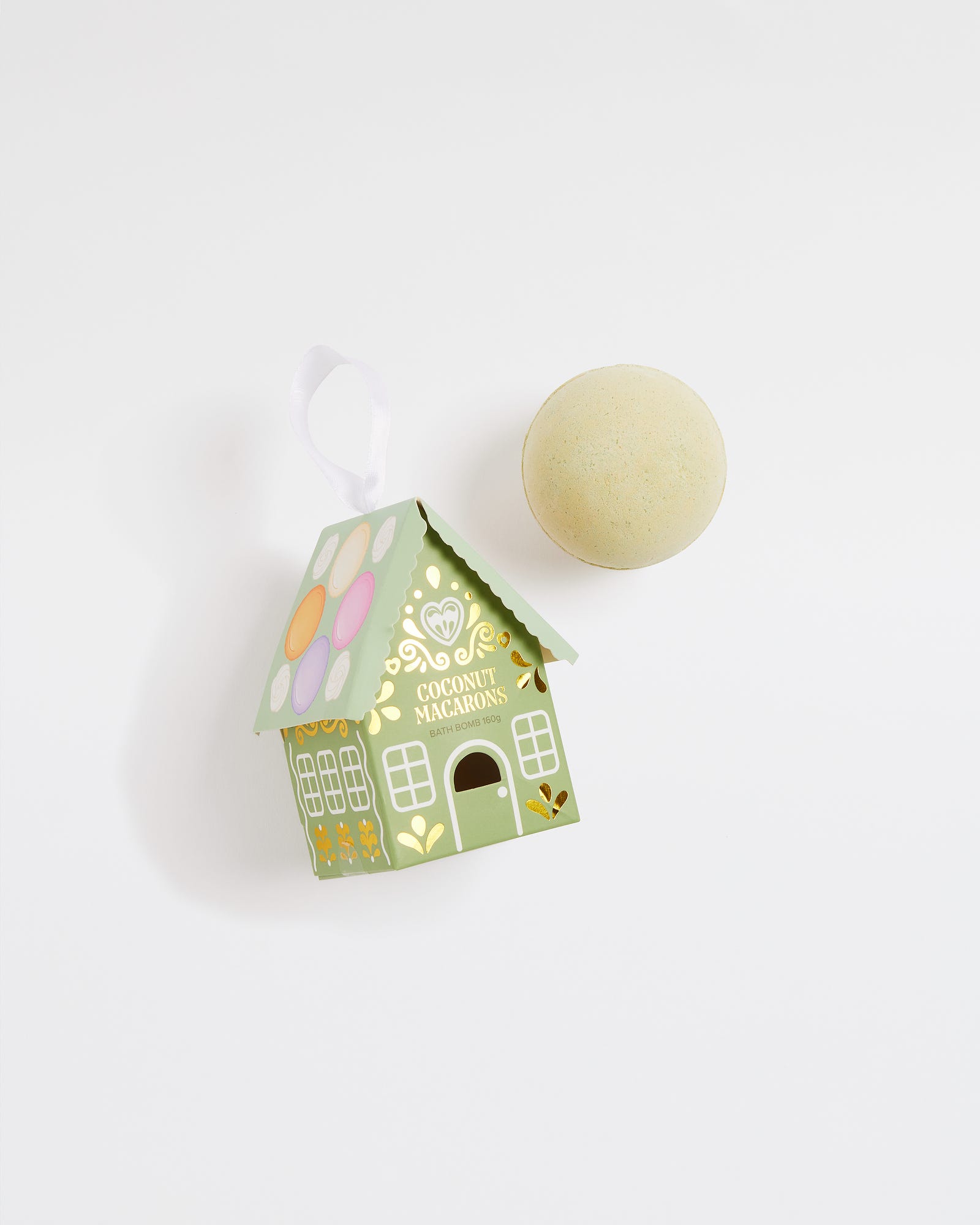 Coconut Macarons Bath Bomb 160g