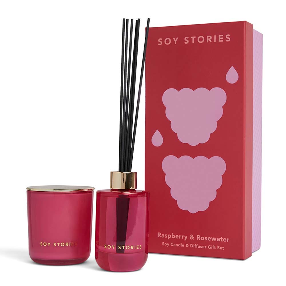 Raspberry & Rosewater Soy Gift Set
