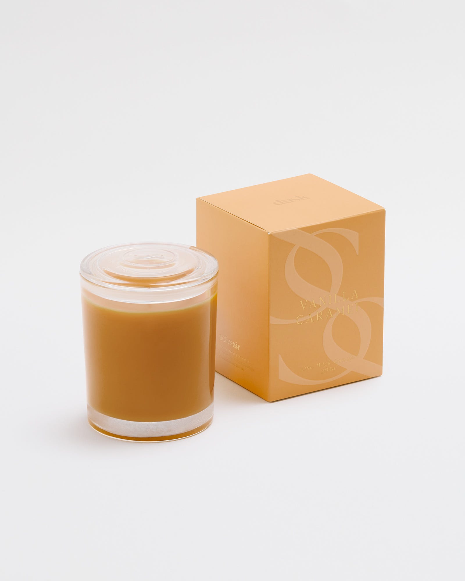 Vanilla Caramel 1 Wick Scented Candle