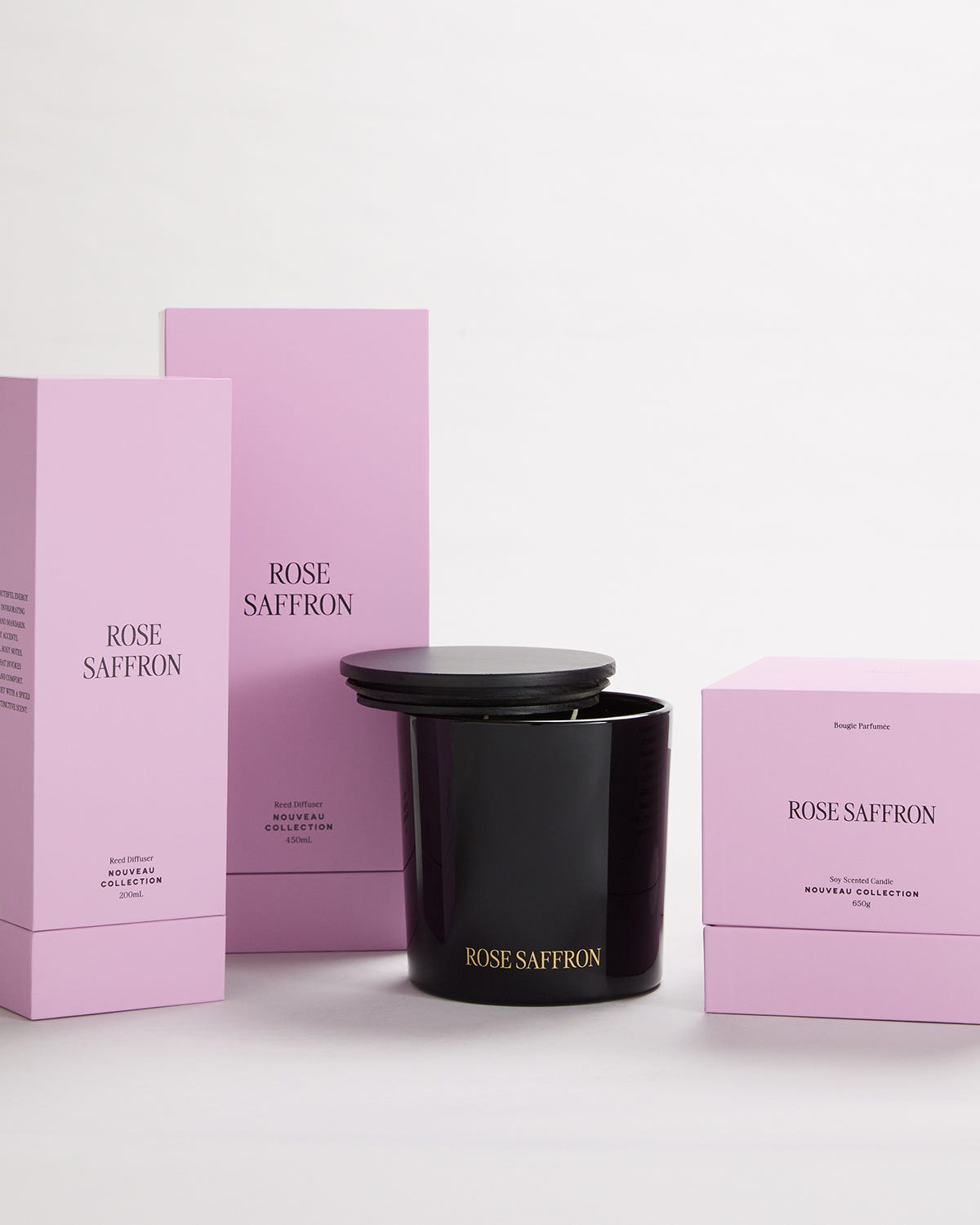 Rose Saffron 650g Candle