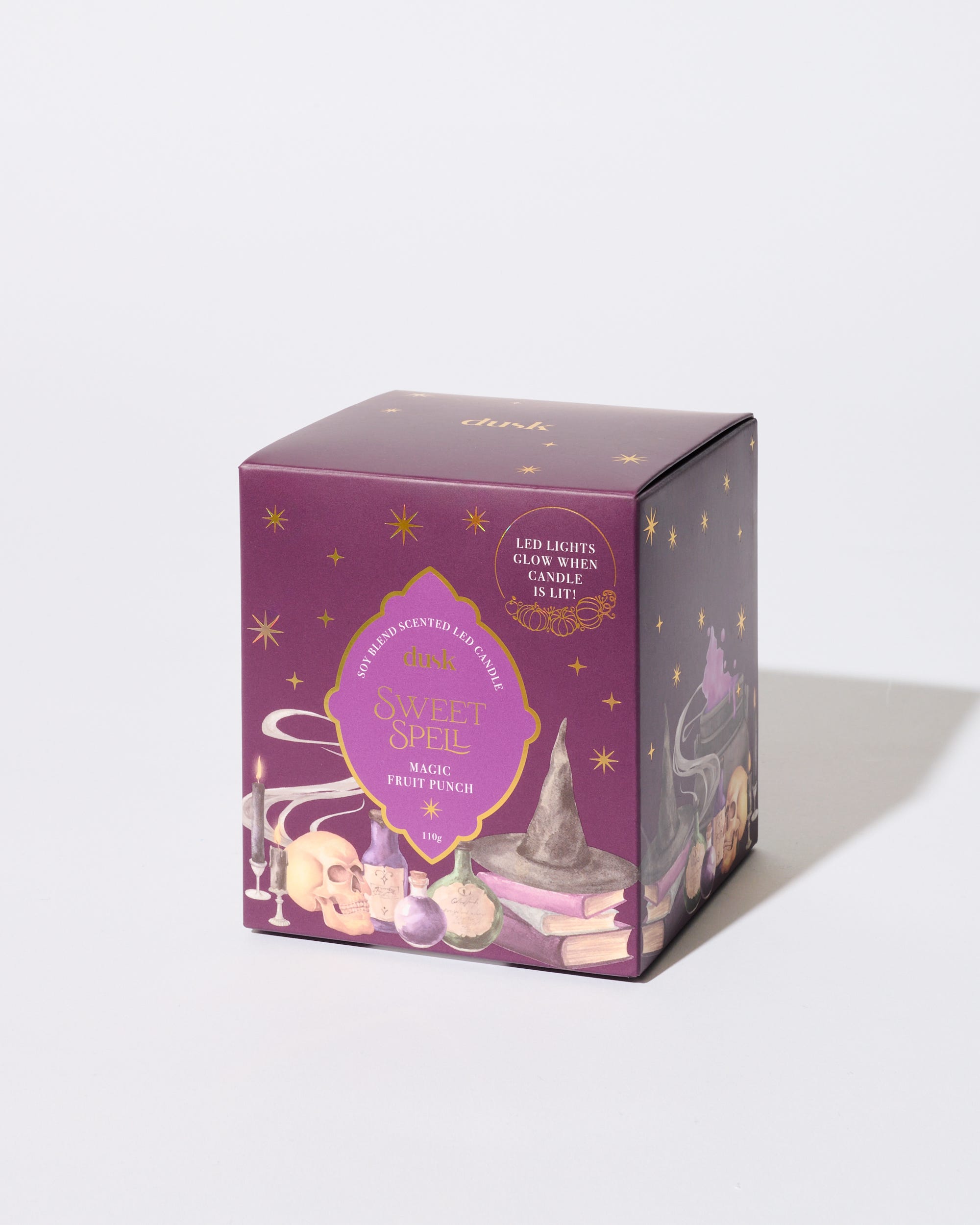 Sweet Spell Soy Blend Scented Candle with Light Up LED 110g