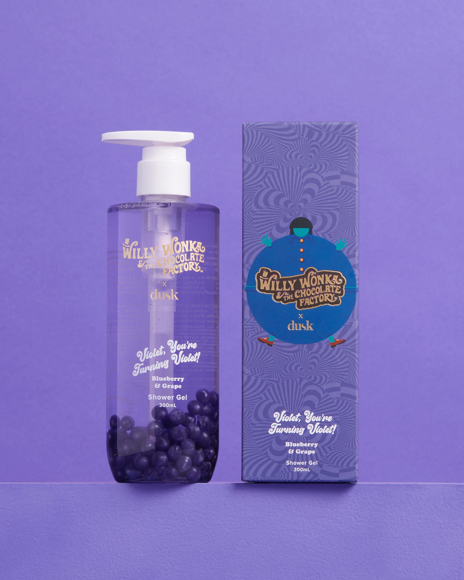 Violet, You're Turning Violet! Fizzy Lifting Pops Shower Gel 300mL