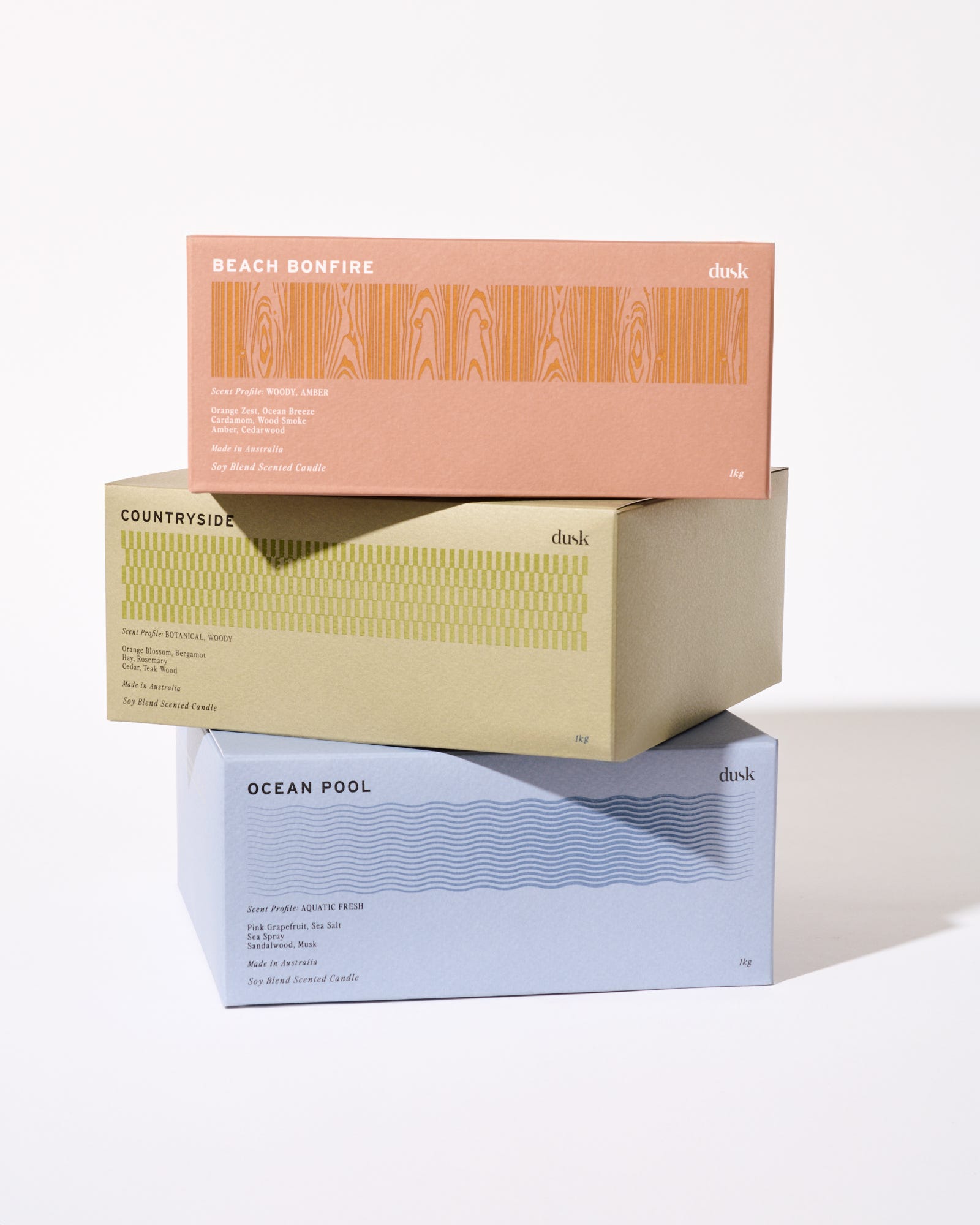 Beach Bonfire Soy Blend Scented Candle Large 1kg - Online Exclusive