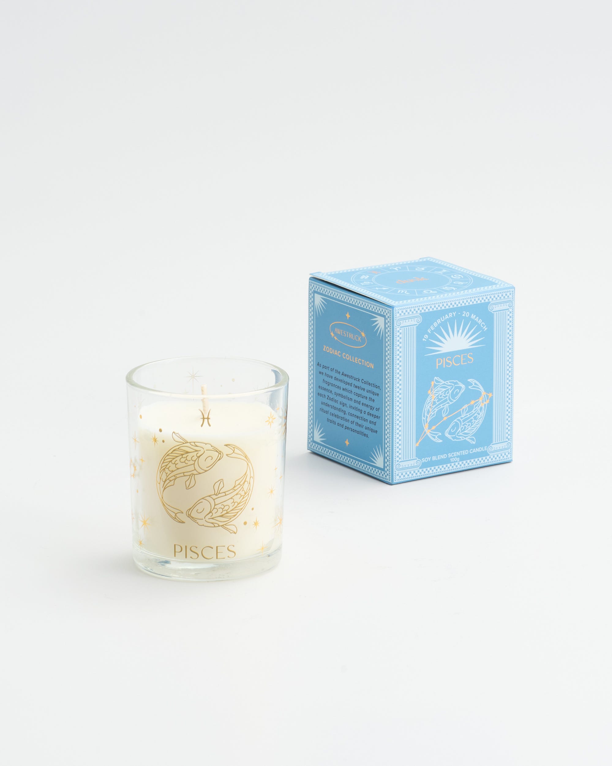 Pisces Soy Blend Scented Candle 100g