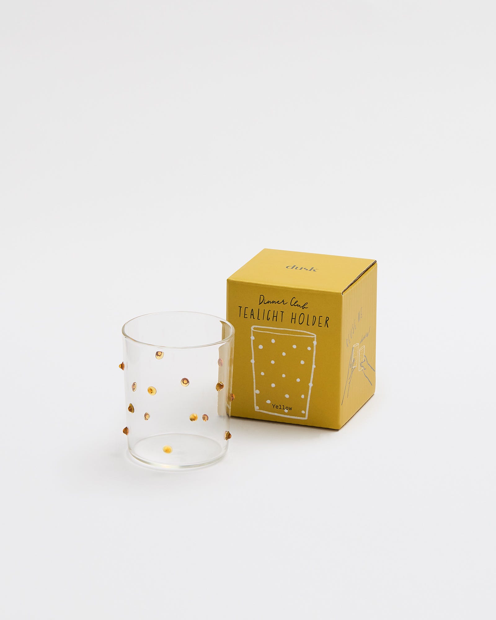 Yellow Tealight Holder