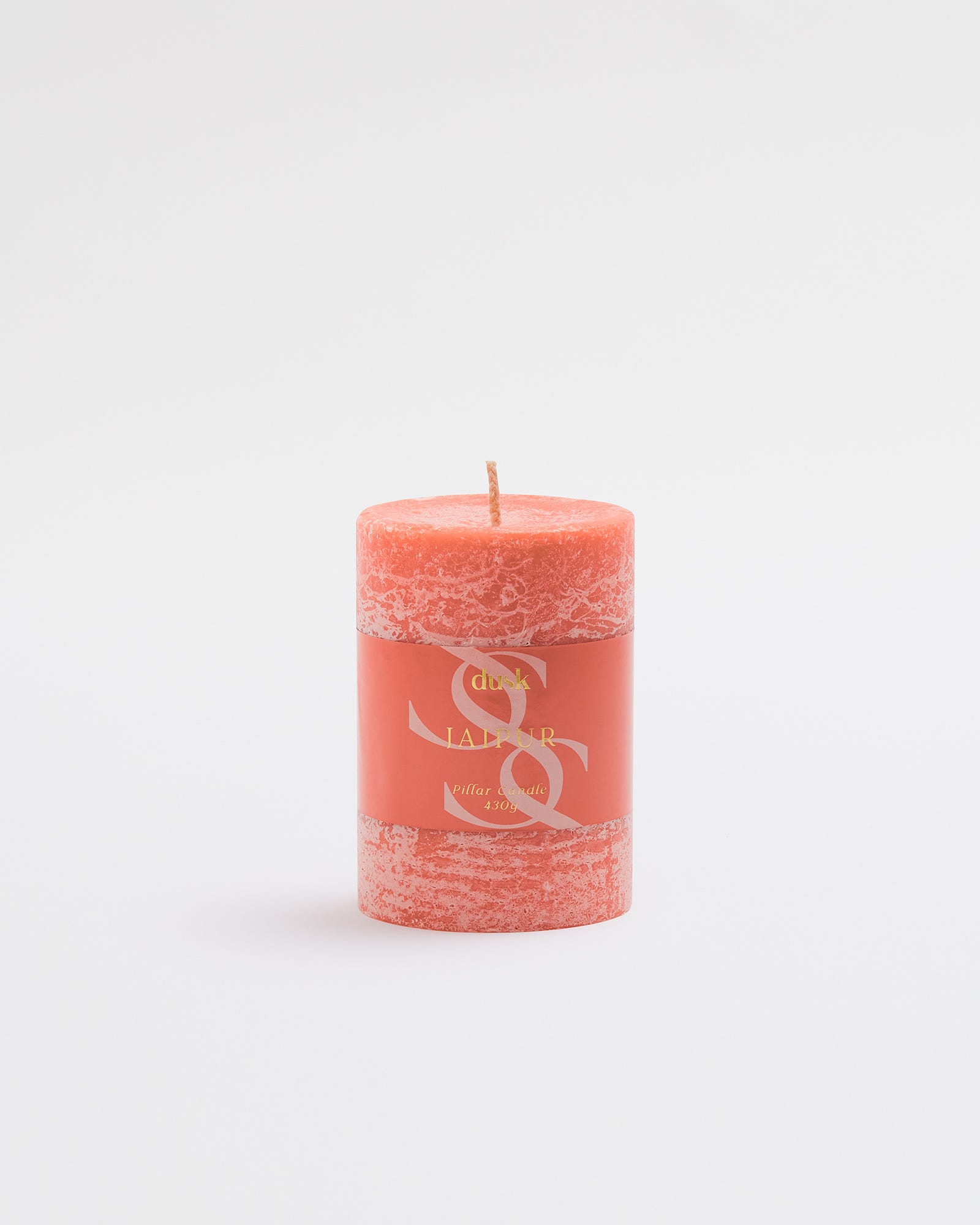Orange Flower & Sandalwood Jaipur Scented Pillar Candle