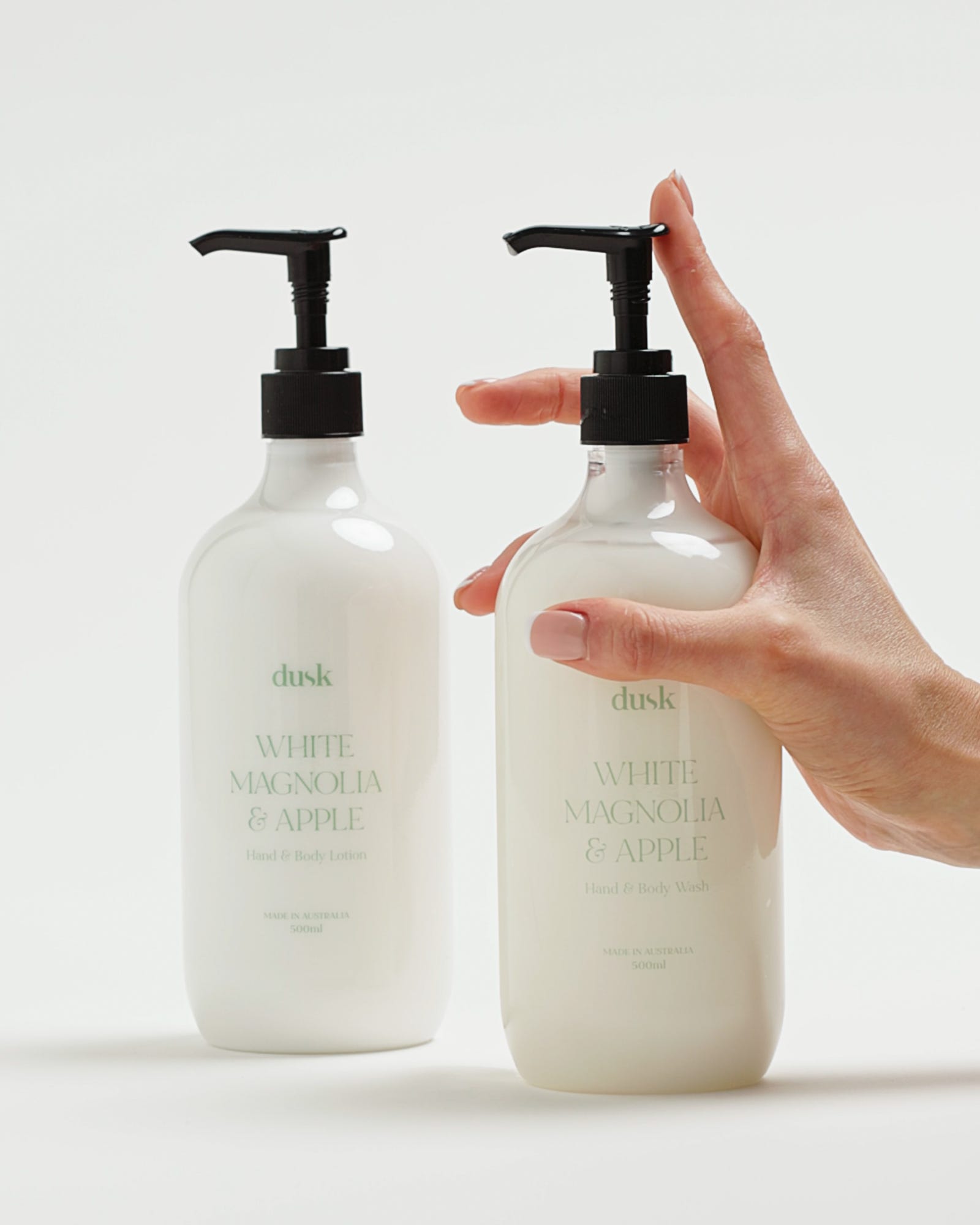 White Magnolia & Apple Wash & Lotion Duo Set 500ml