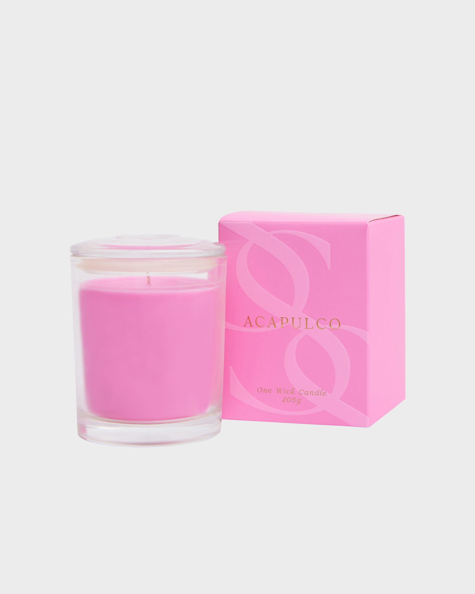 Guava & Strawberry Acapulco 1 Wick Scented Candle