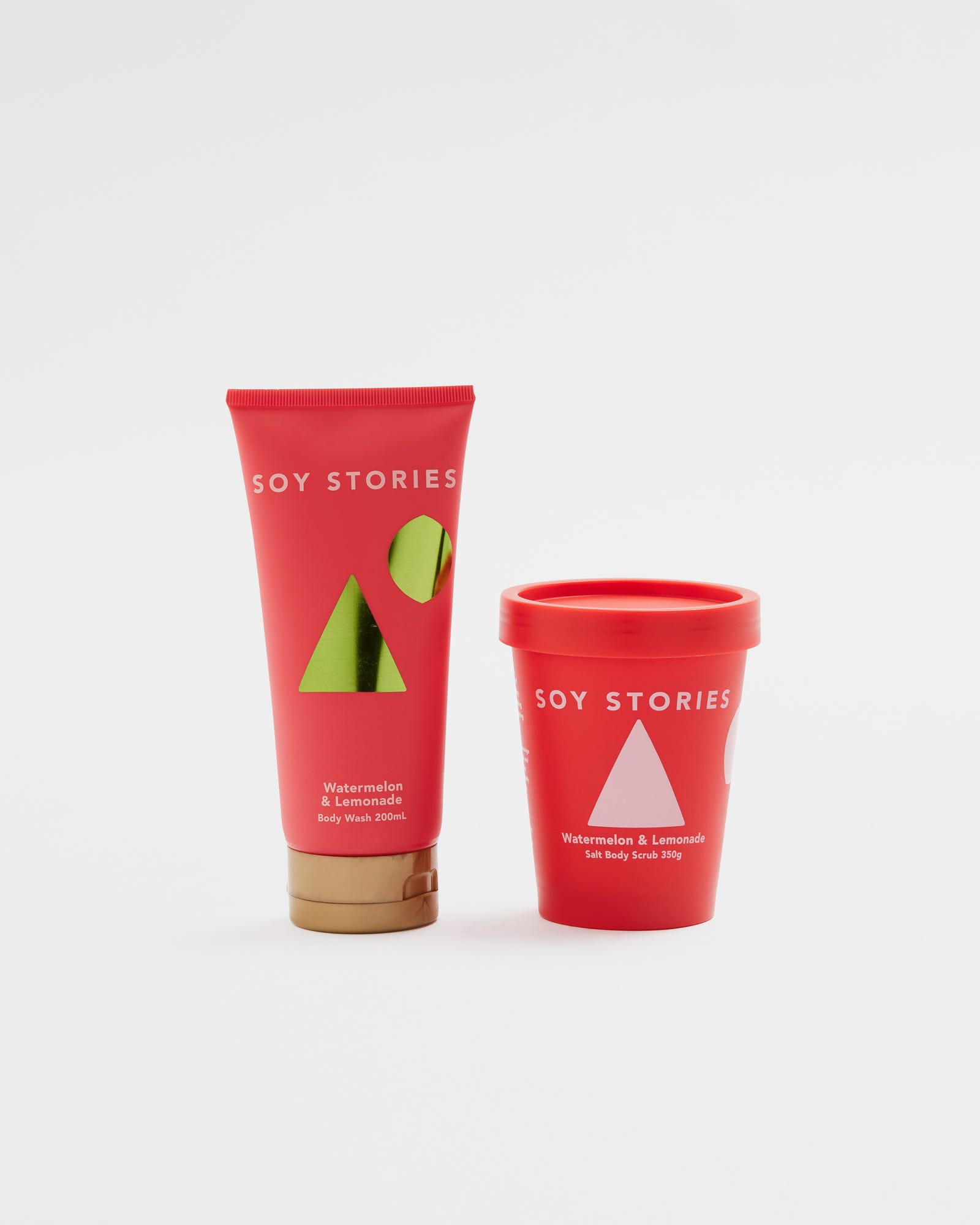 Watermelon & Lemonade Bath Gift Set Soy Stories