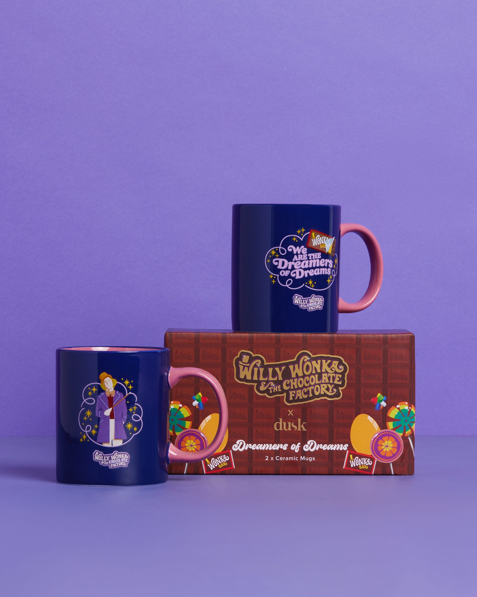 Dreamers of Dreams 2 x Ceramic Mugs