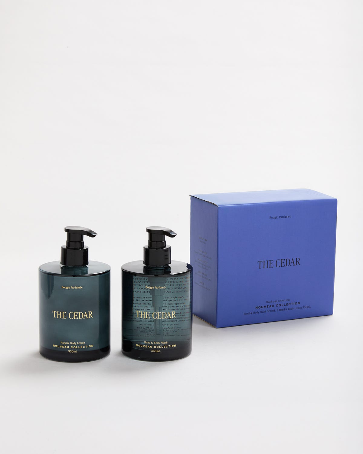 The Cedar Hand & Body Wash & Hand & Body Lotion Set 330mL