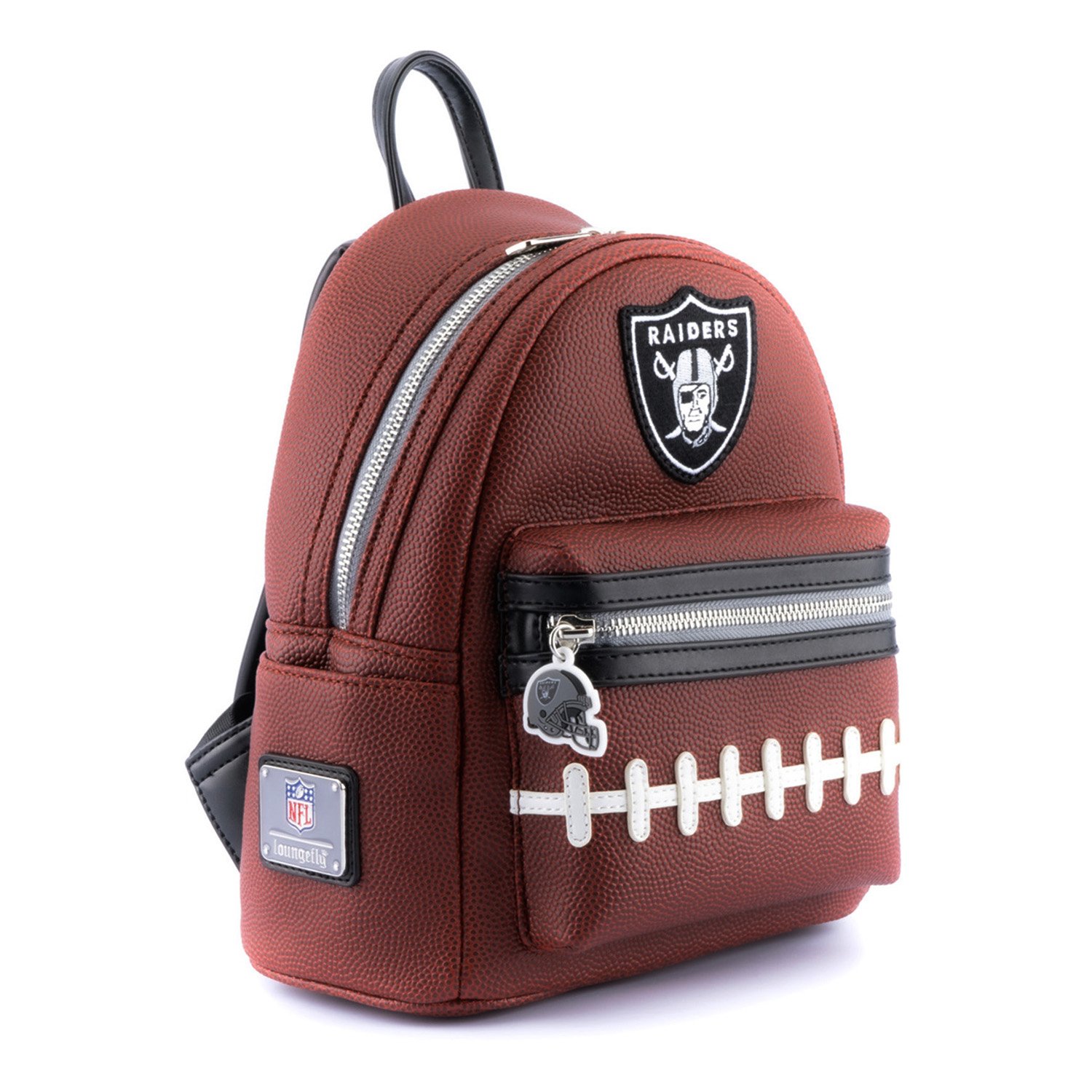 NFL Las Vegas Raiders Pigskin Logo Mini Backpack