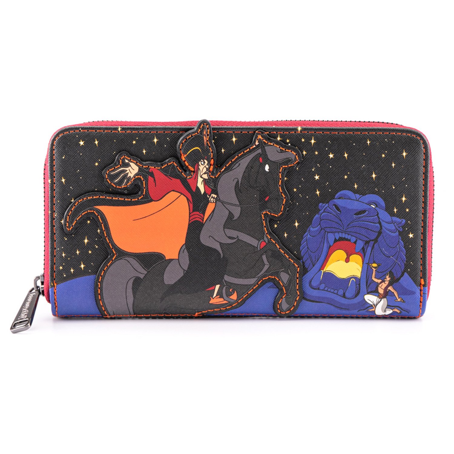 Disney Aladdin Jafar Villains Scene Zip Around Wallet