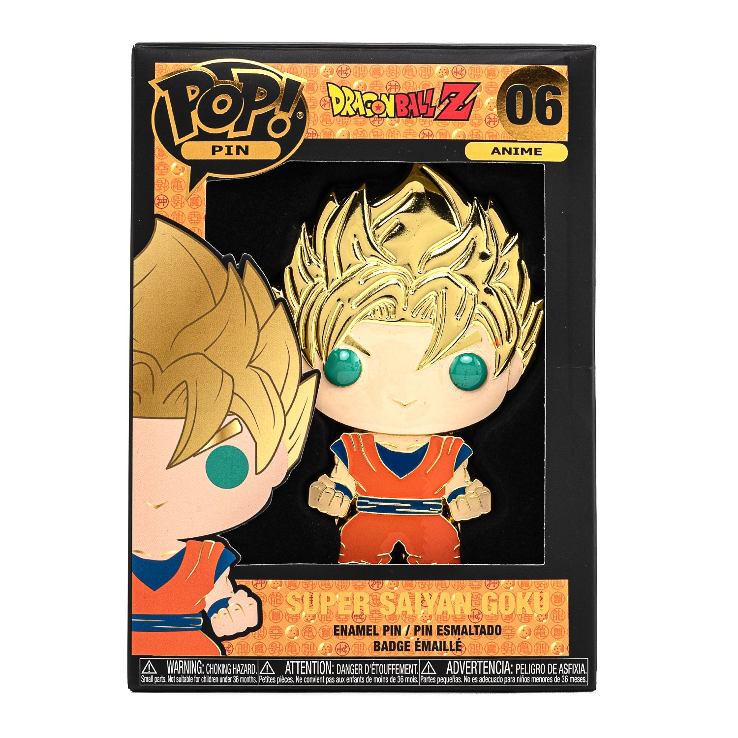 Dragon Ball Z Super Saiyan Goku Funko Pop! Pin