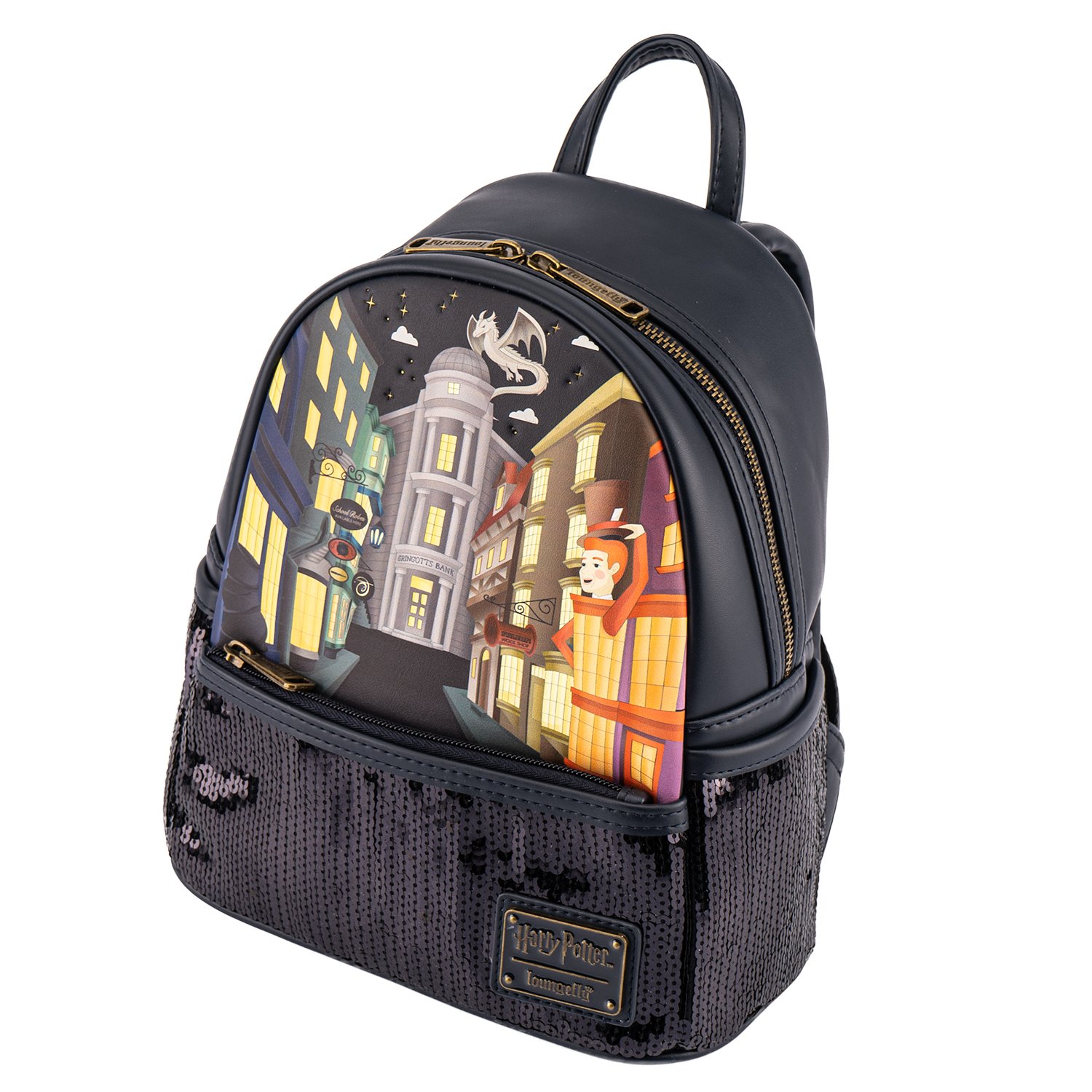 Harry Potter Diagon Alley Sequin Mini Backpack