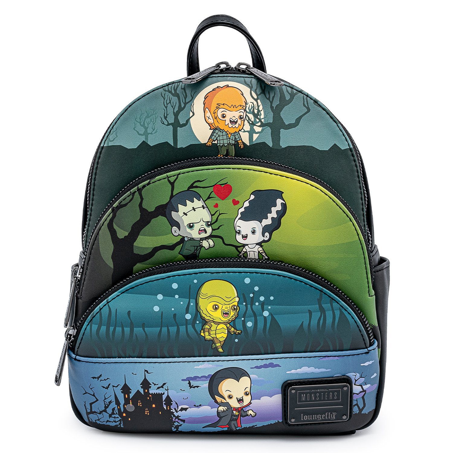 Exclusive - Universal Monsters Triple Pocket Mini Backpack