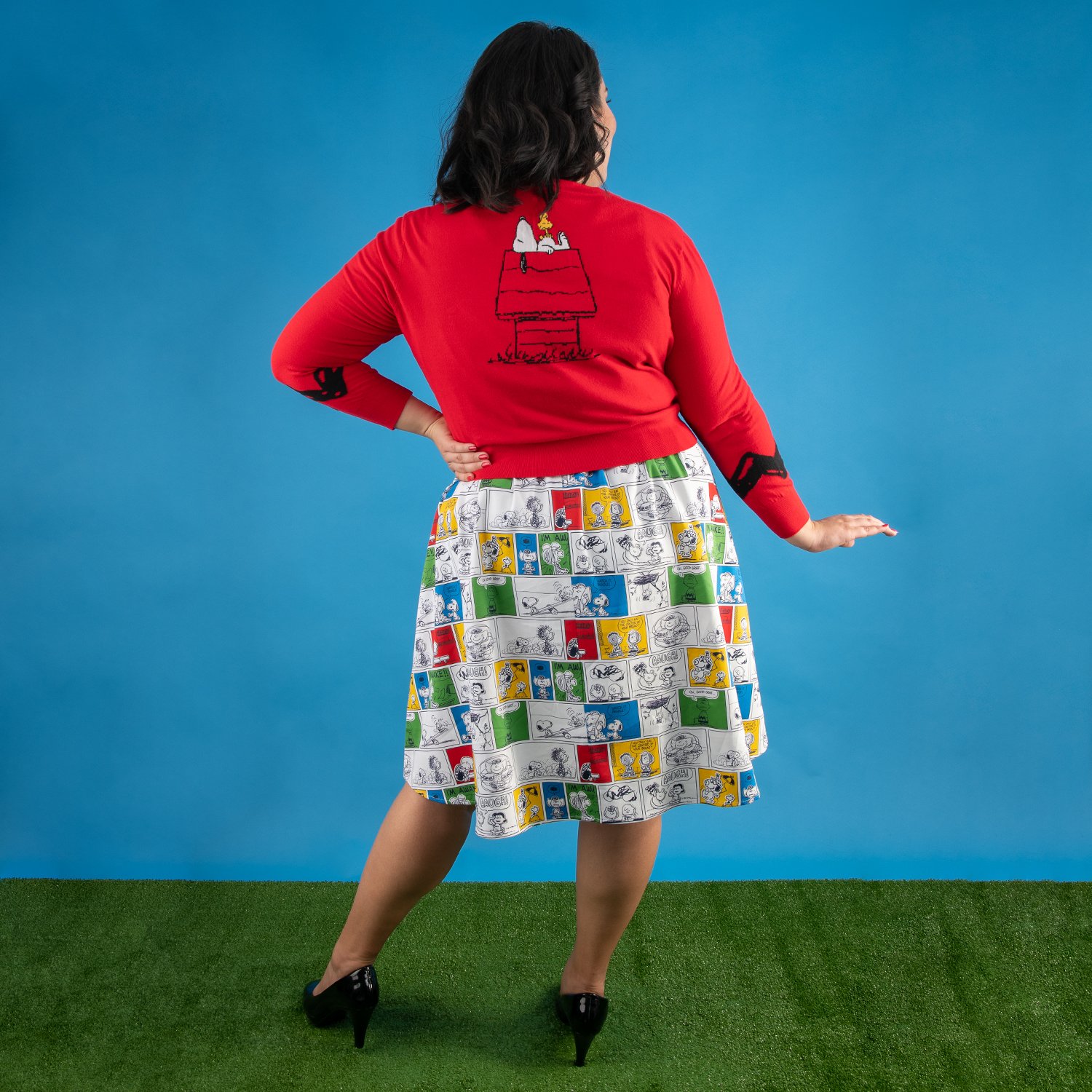 Peanuts Stitch Shoppe Comic Panel  Olivia  Dress