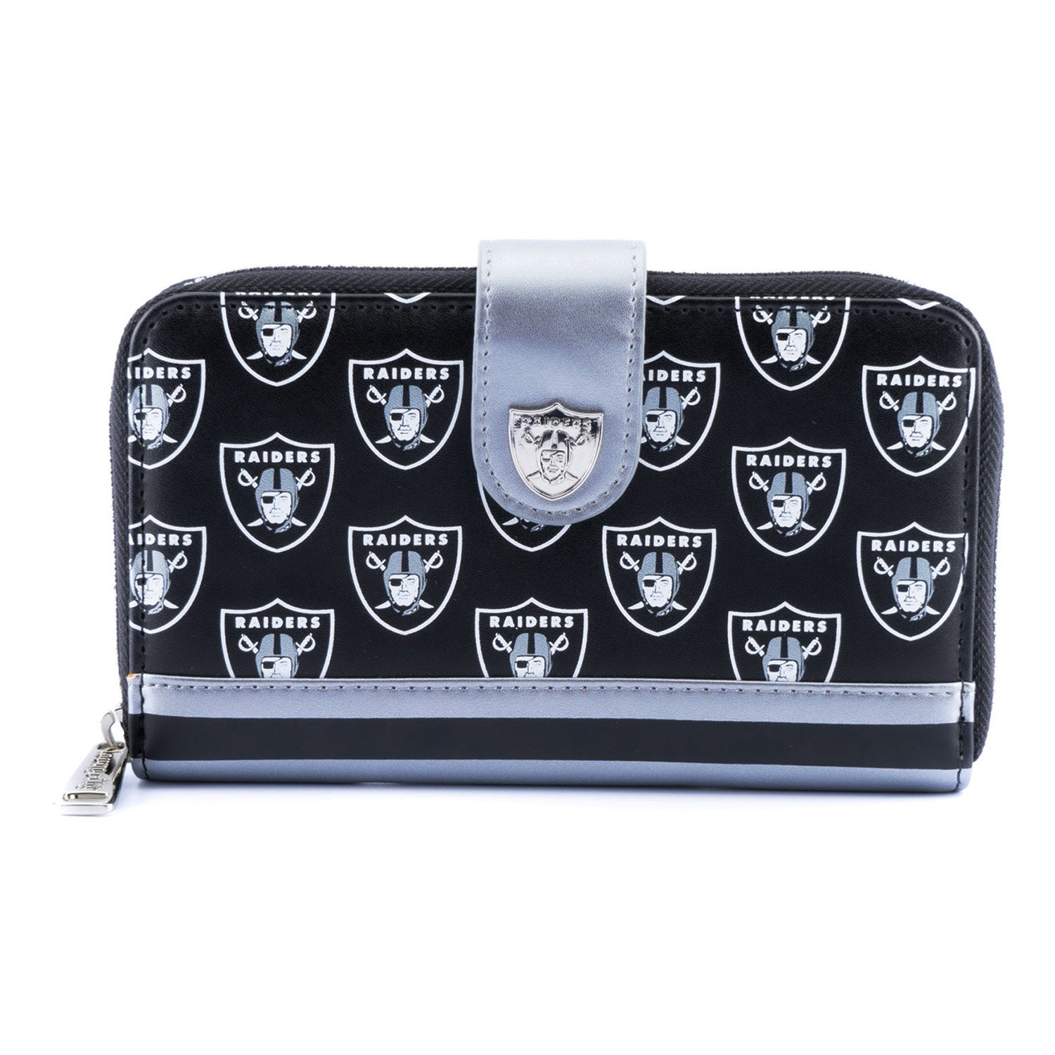 NFL Las Vegas Raiders Logo Zip Around Wallet