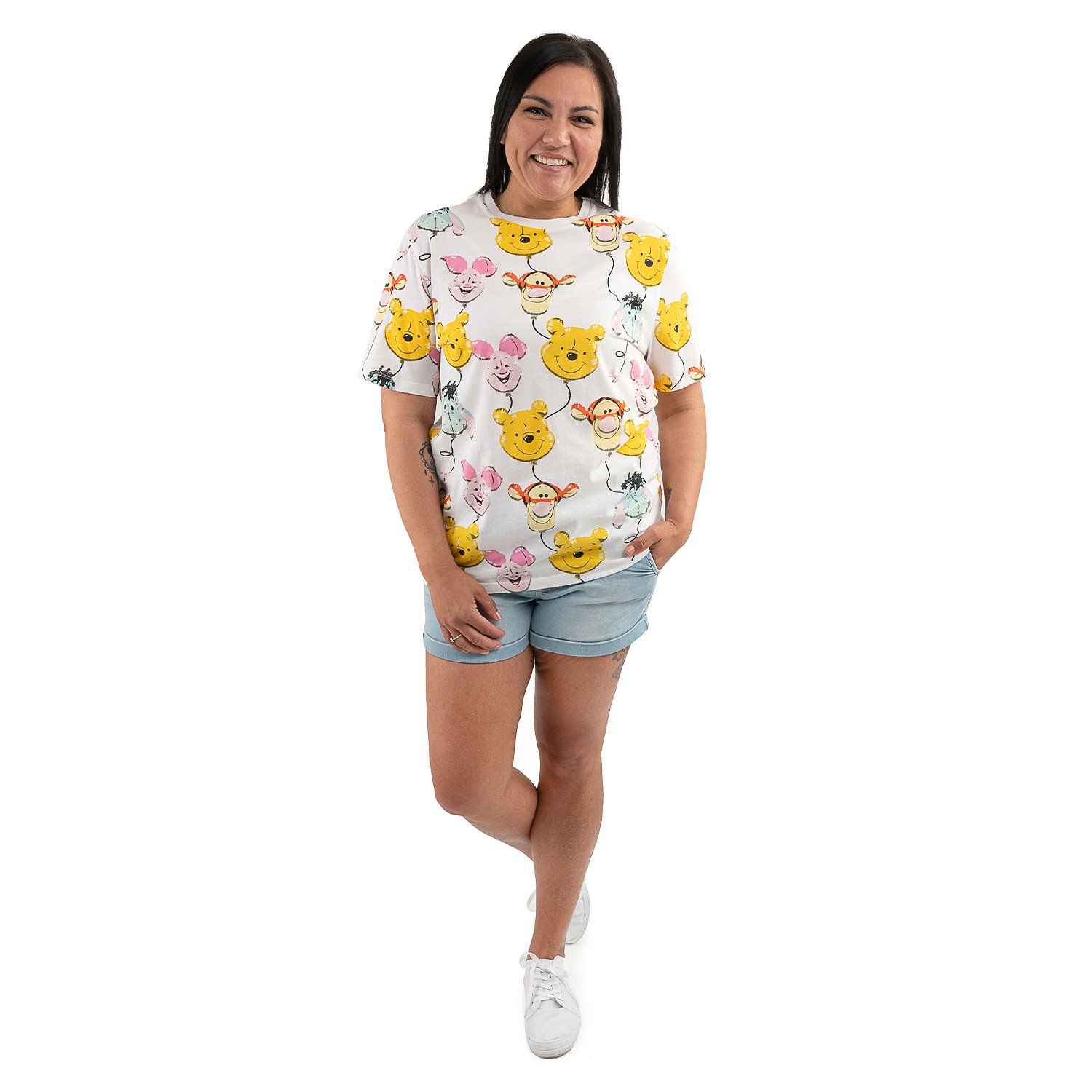 Loungefly Disney Winnie the Pooh & Friends Balloons Print Tee