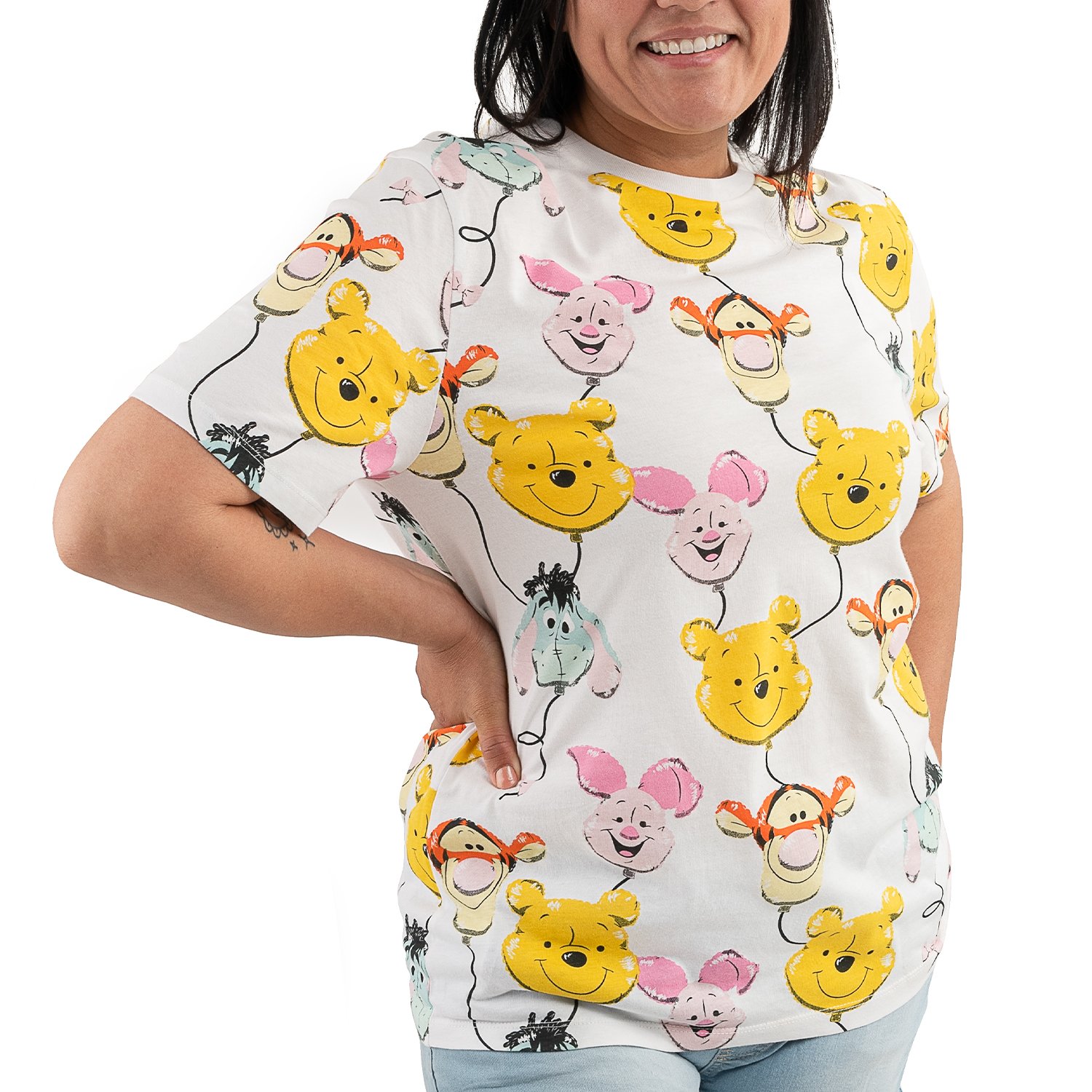Loungefly Disney Winnie the Pooh & Friends Balloons Print Tee