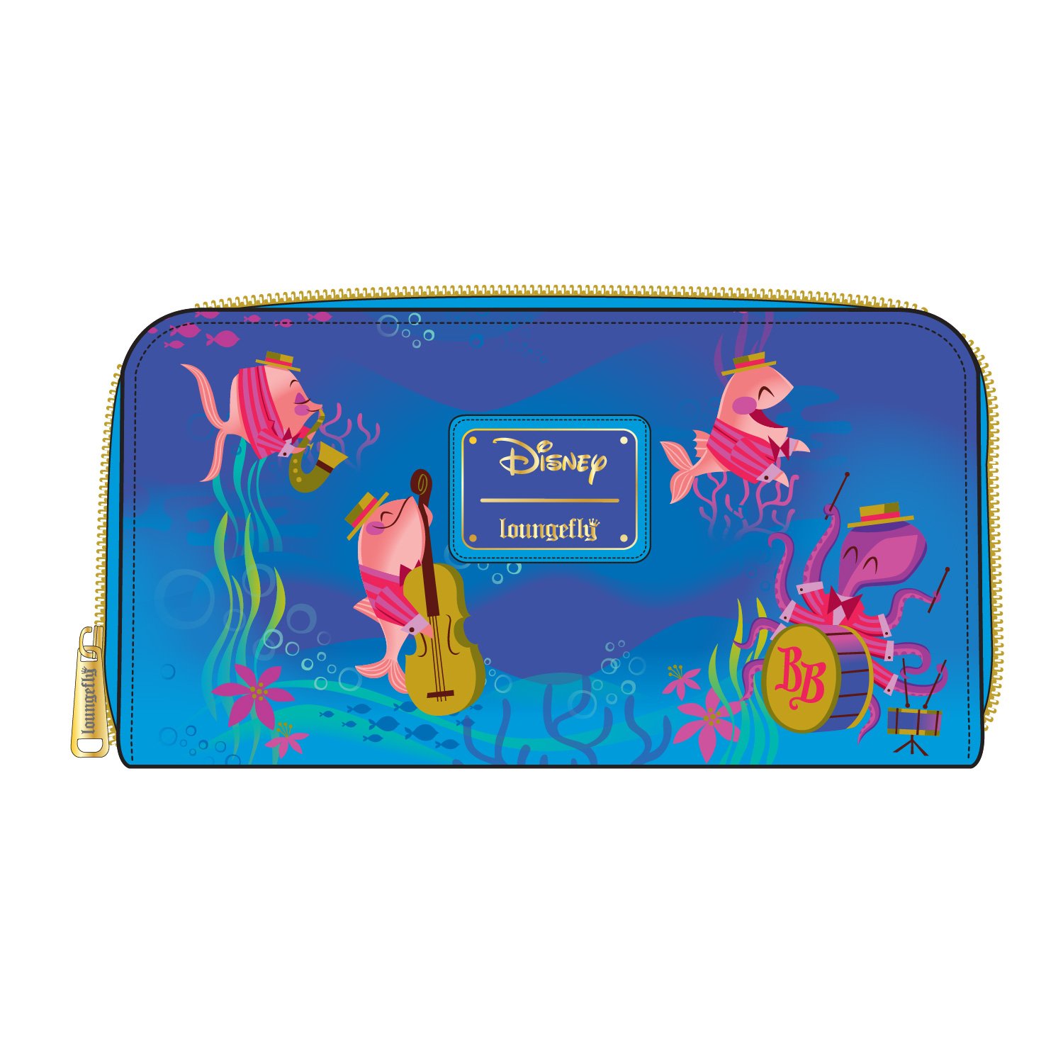 Disney Bedknobs and Broomsticks Underwater Zip Around Wallet