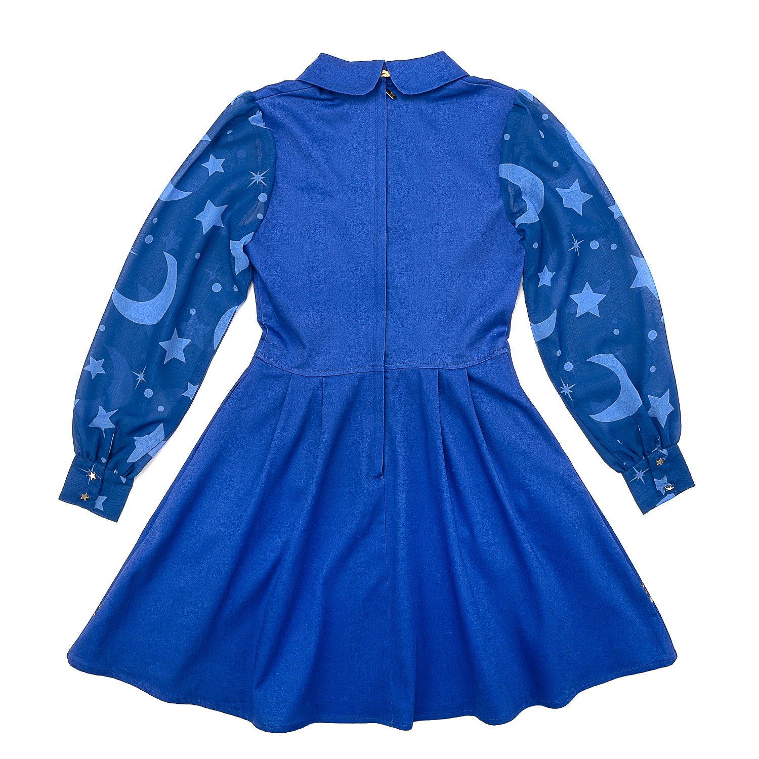 Disney Stitch Shoppe Fantasia Sorcerer's Apprentice  Claire  Long Sleeved Neck Tie Dress