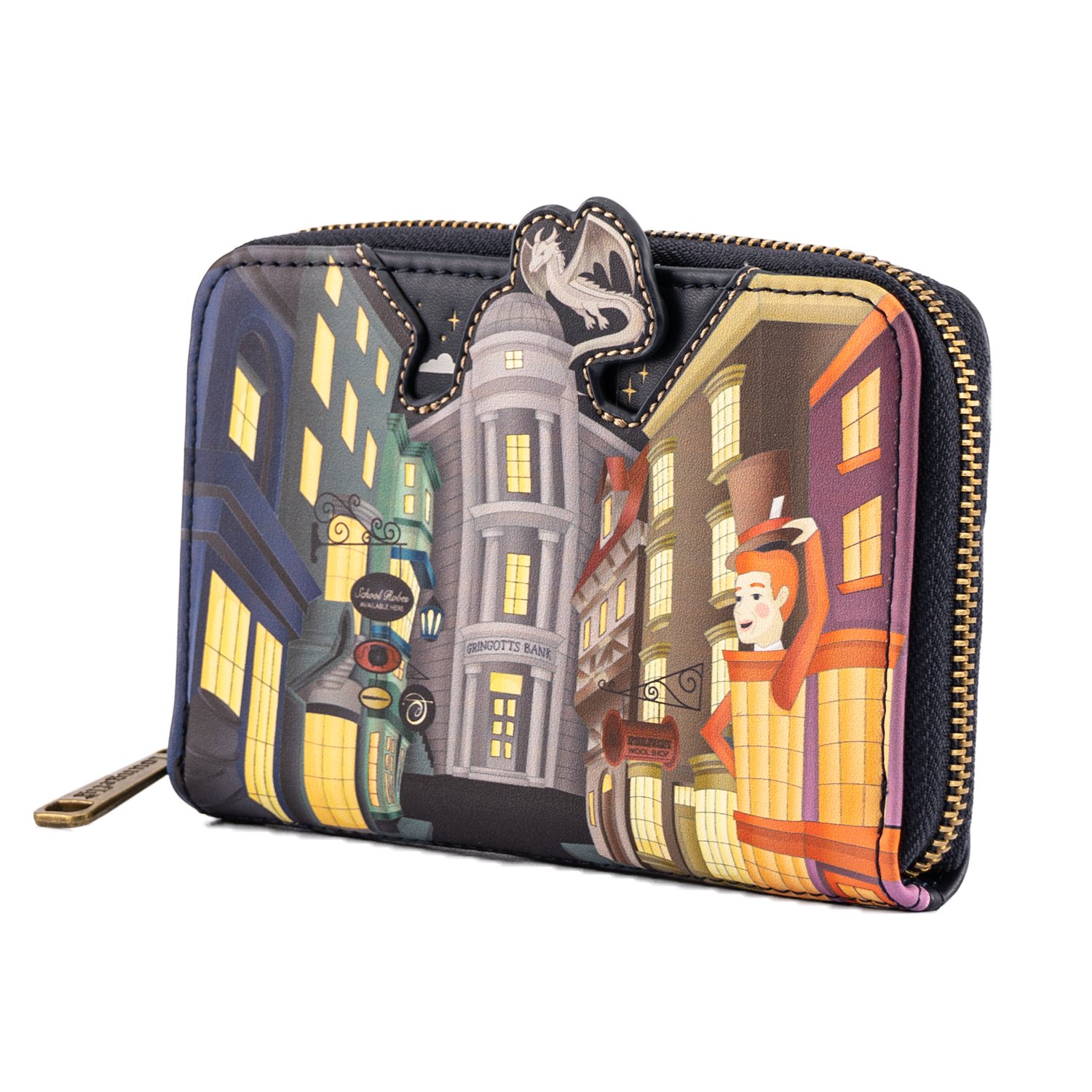 Harry Potter Diagon Alley Zip Around Wallet