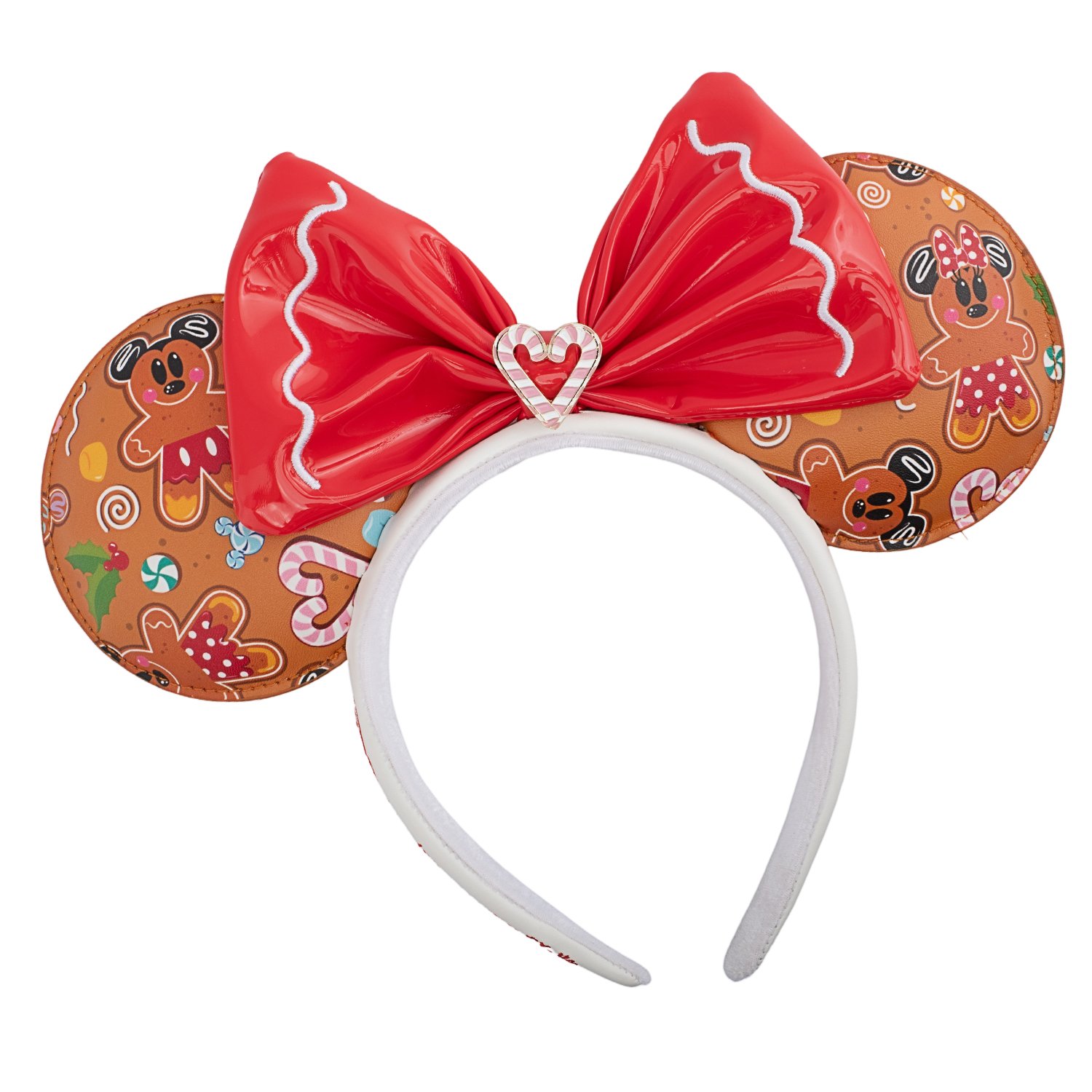 Disney Gingerbread Mickey and Minnie Mouse Ears Headband