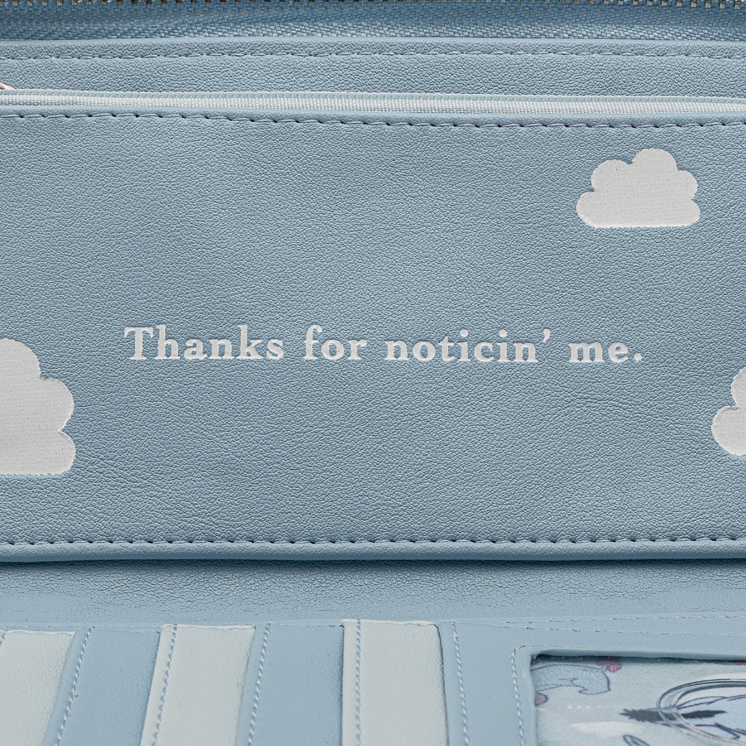 Disney Winnie the Pooh Eeyore Zip Around Wallet