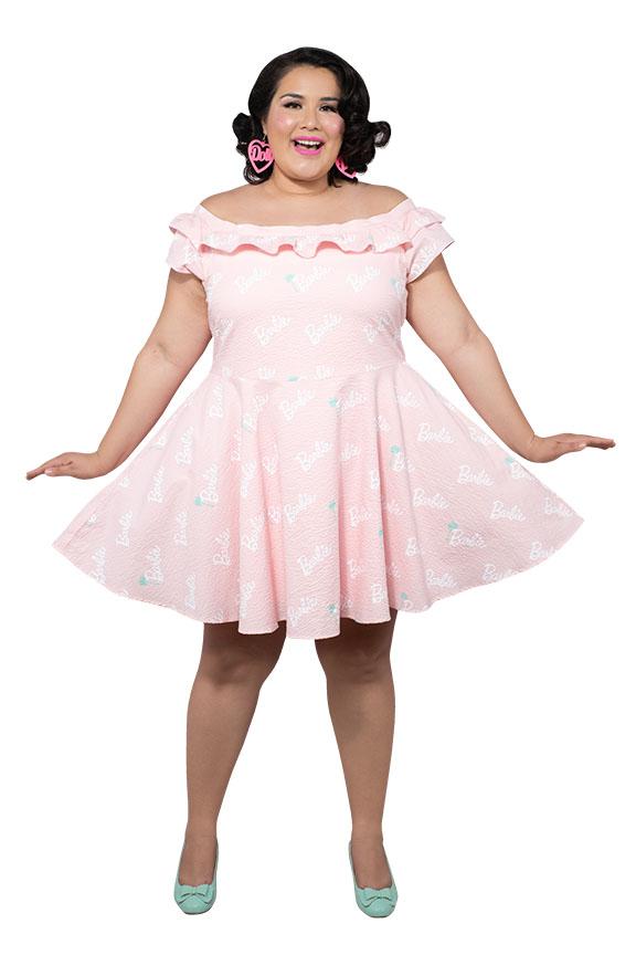 Stitch Shoppe X Barbie™ Palm Tree Logo  Lizzy  Date Night Dress