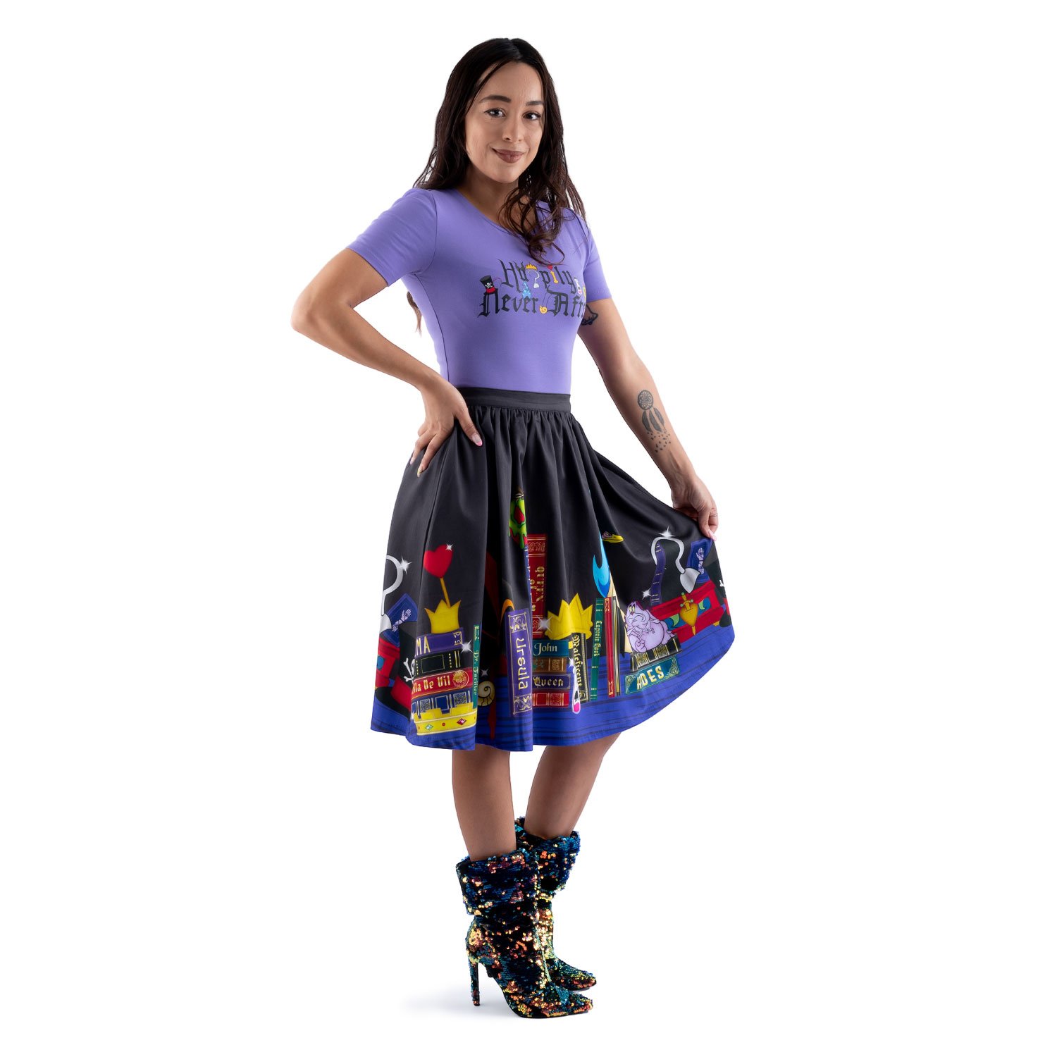 Disney Stitch Shoppe Villains Books Happily Never After  Ariana  Fashion Top