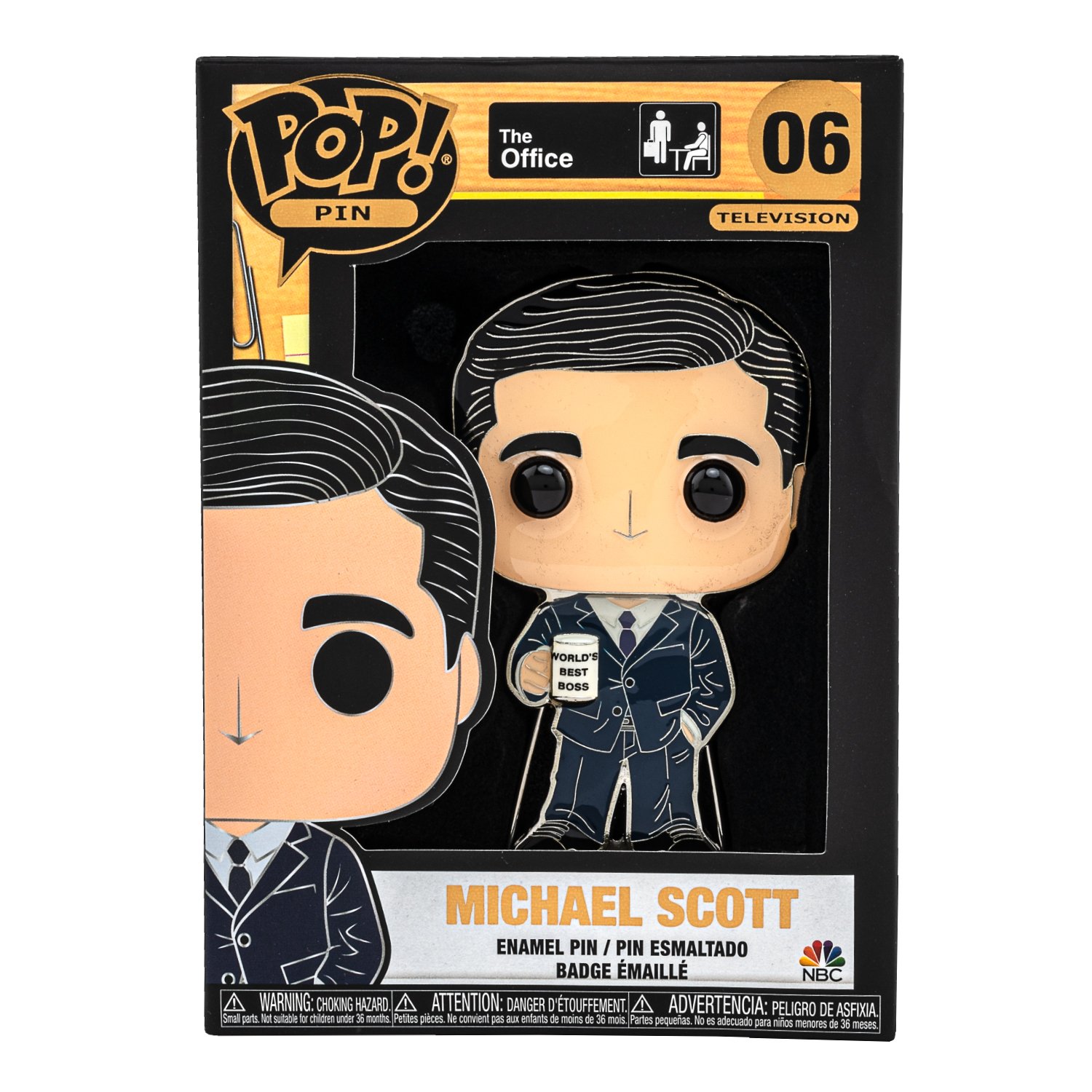 The Office Michael Scott Funko Pop! Pin