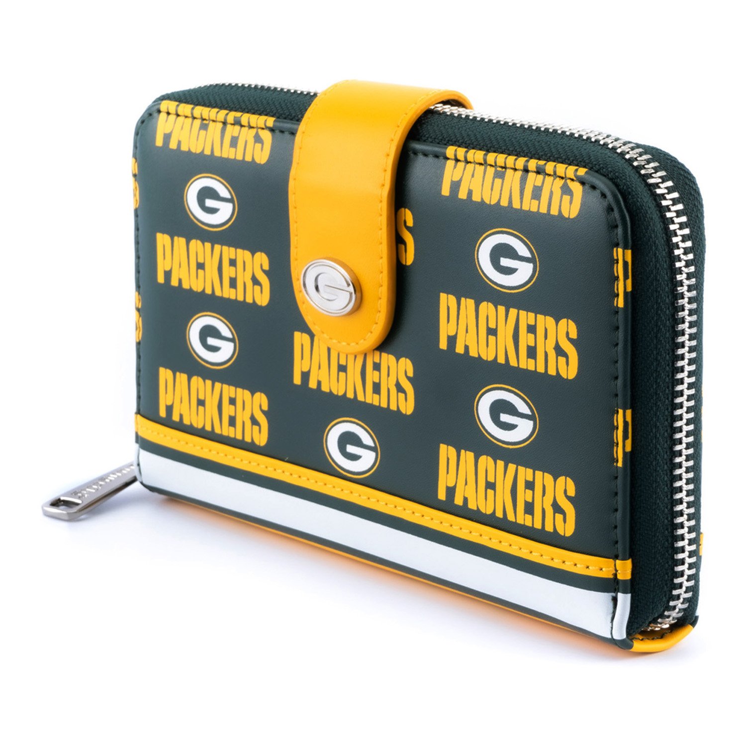 NFL Green Bay Packers Logo Zip Around Wallet