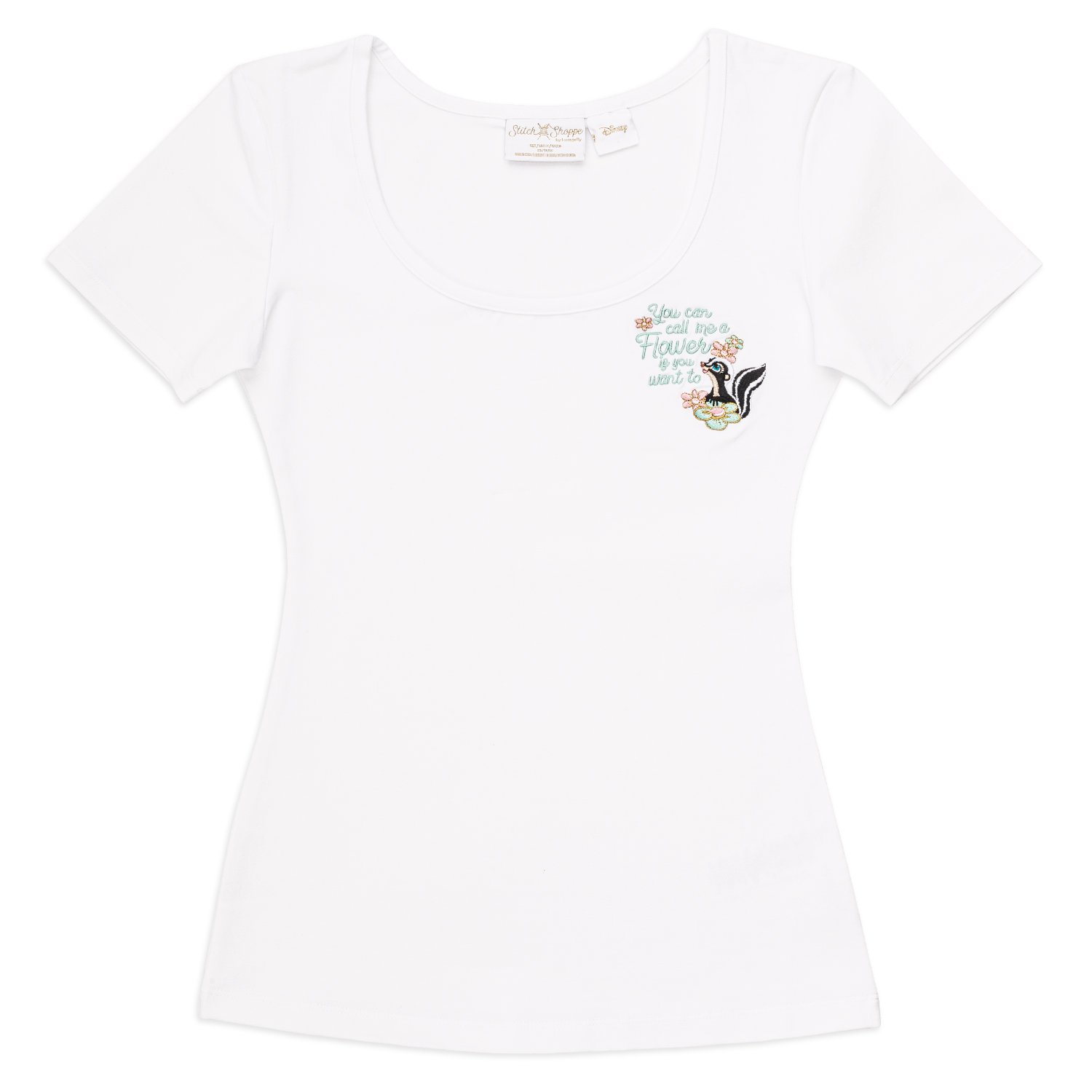 Disney Stitch Shoppe Bambi  Kelly  Embroidered Fashion Top